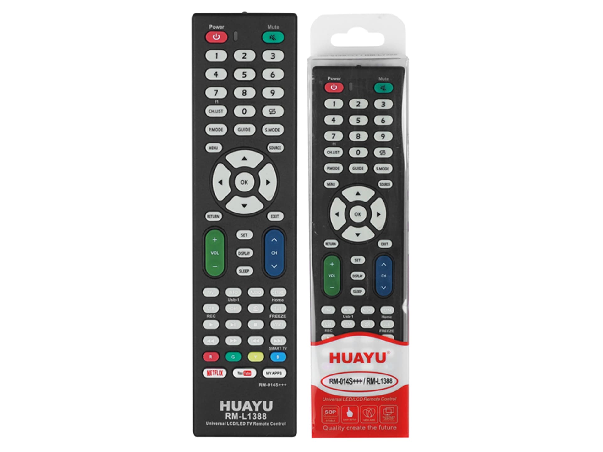 

1 szt. Pilot uniwersalny TV LCD/LED RM-L1388 NETFLIX,YOUTUBE.