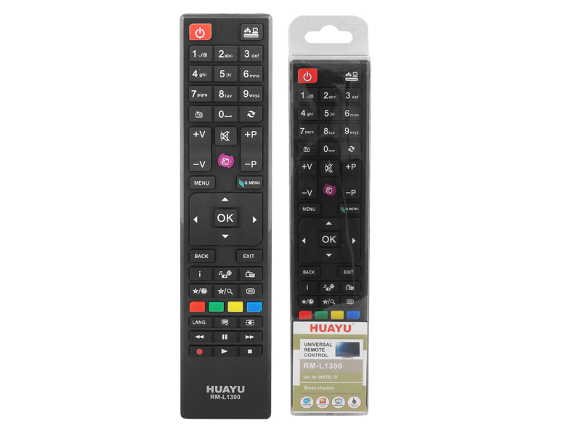 

1 szt. Pilot uniwersalny do TV LCD Vestel, Finlux, Hyundai, Telefunken, RM-L1390.