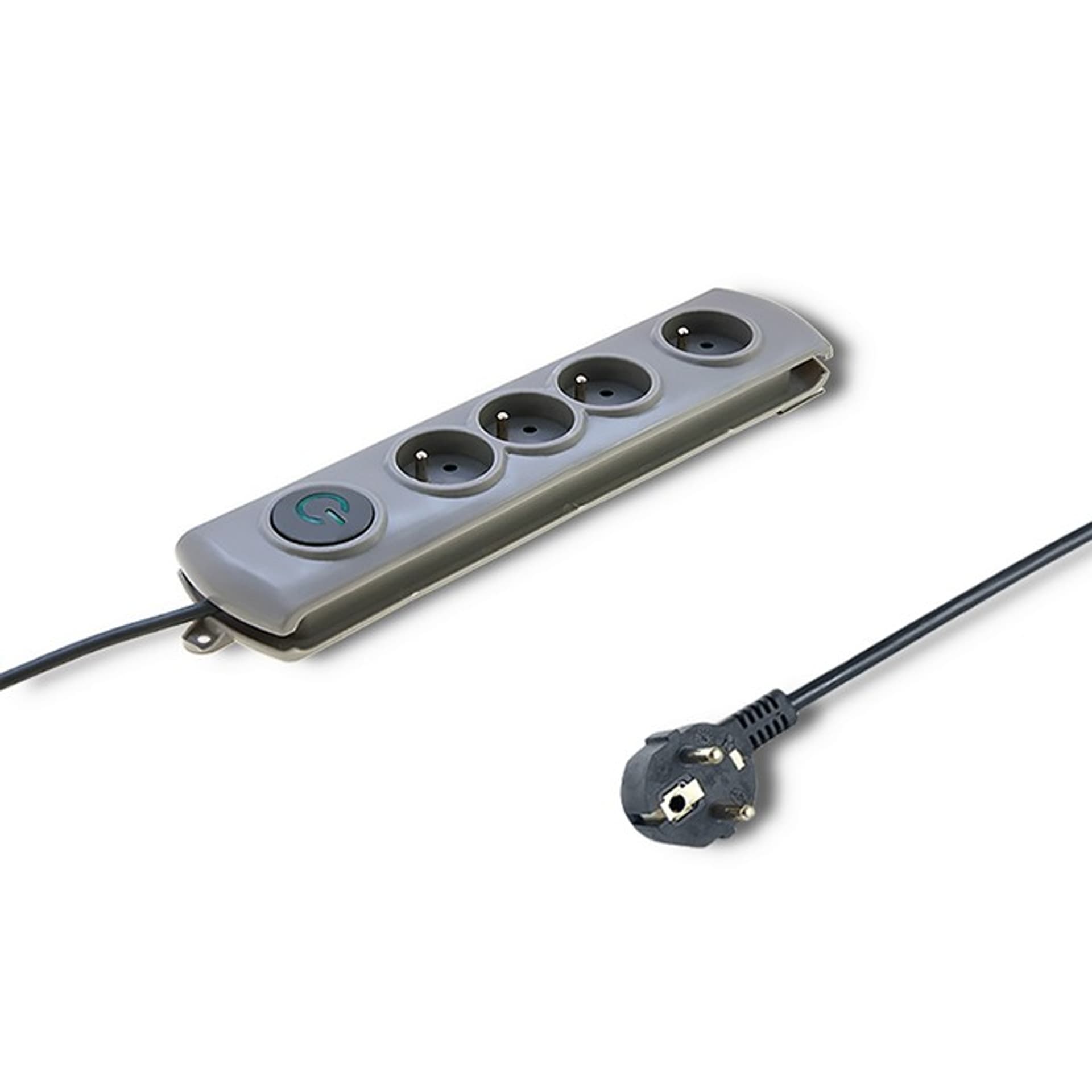 

Listwa antyprzepięciowa Quick Switch, 4 gniazda, 1,5m, szara