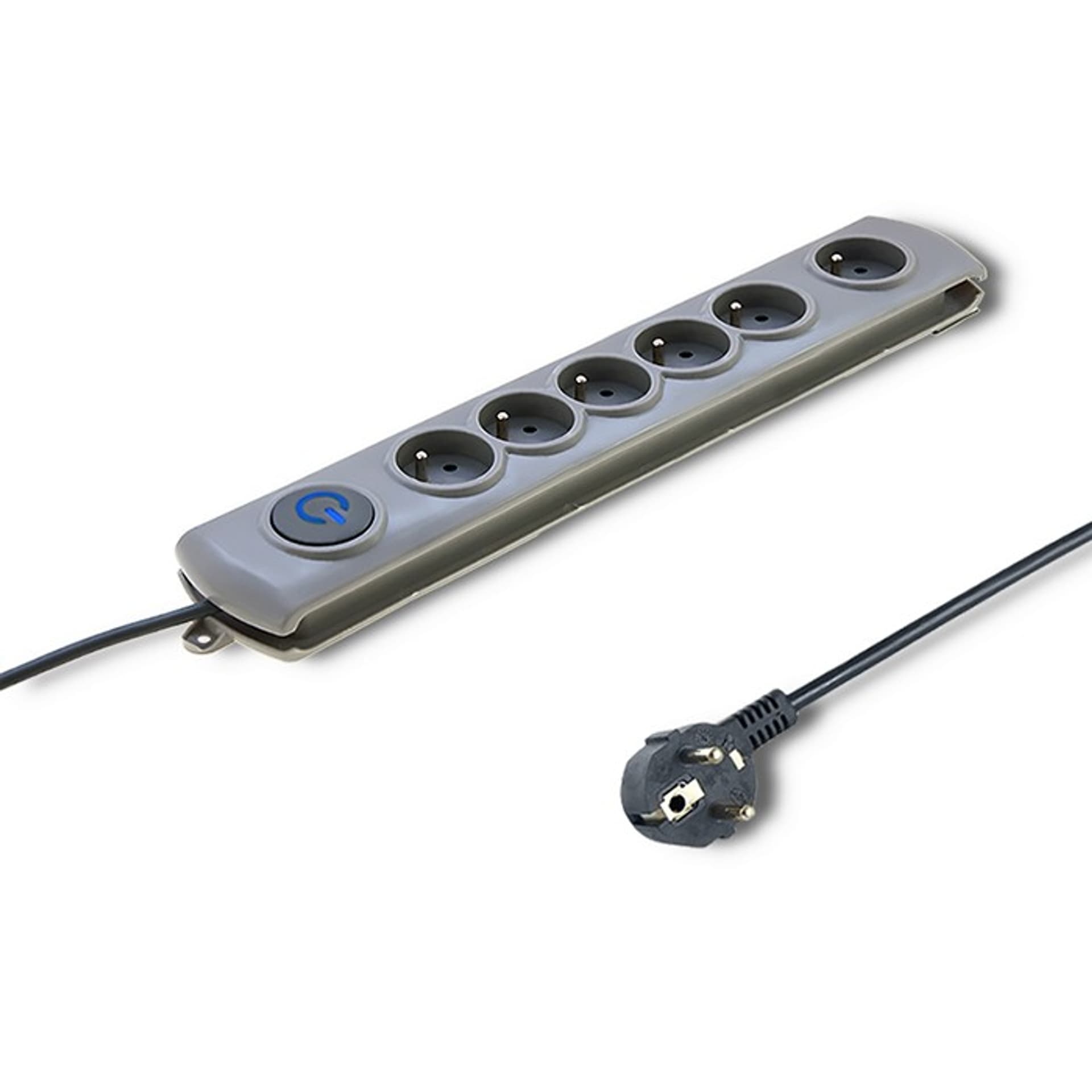 

Listwa antyprzepięciowa Quick Switch, 6 gniazd, 3m, szara