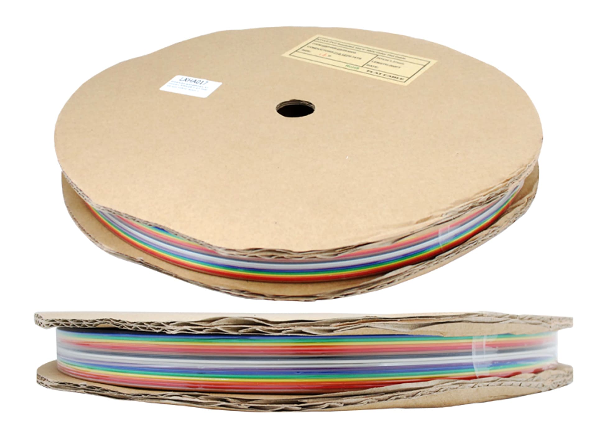 

1 rol. Przewód wstążkowy kolorowy AWG28 1.27 mm 16 żył 105*C 300V rol. 61 m.