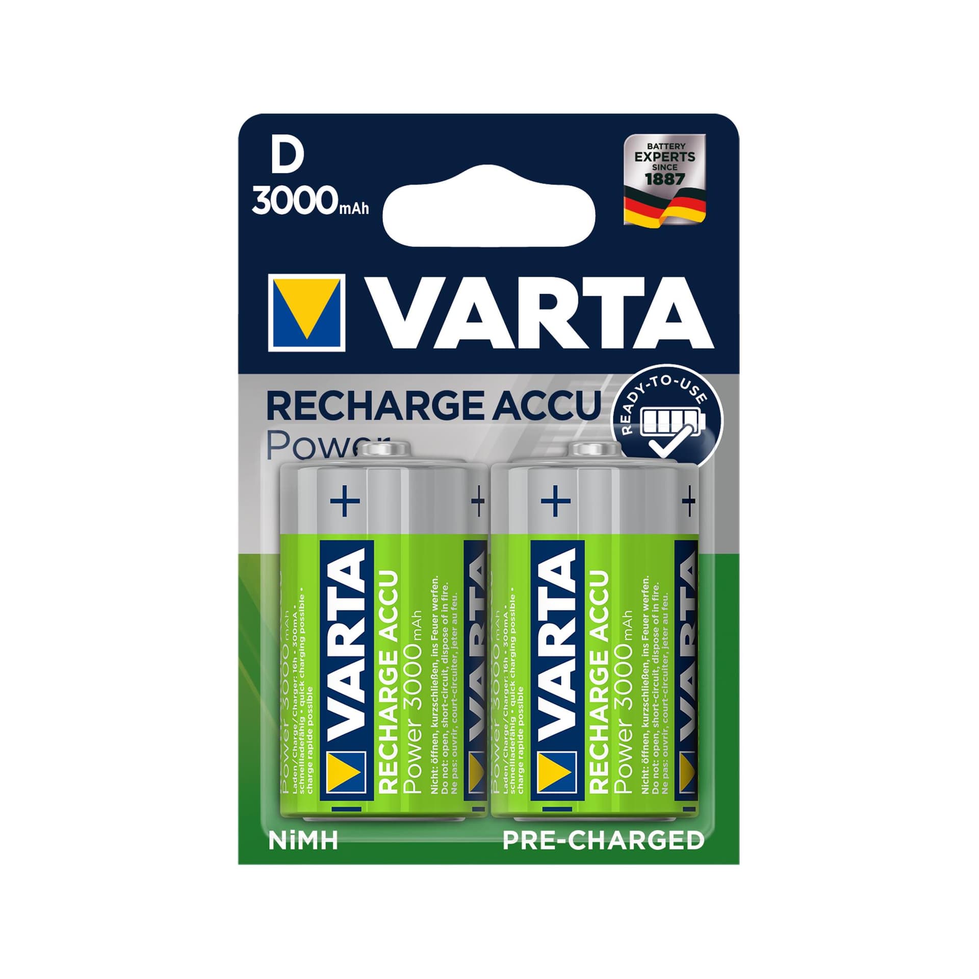 

Akumulator VARTA R20 NiMh 3000mAh 2szt./blist.