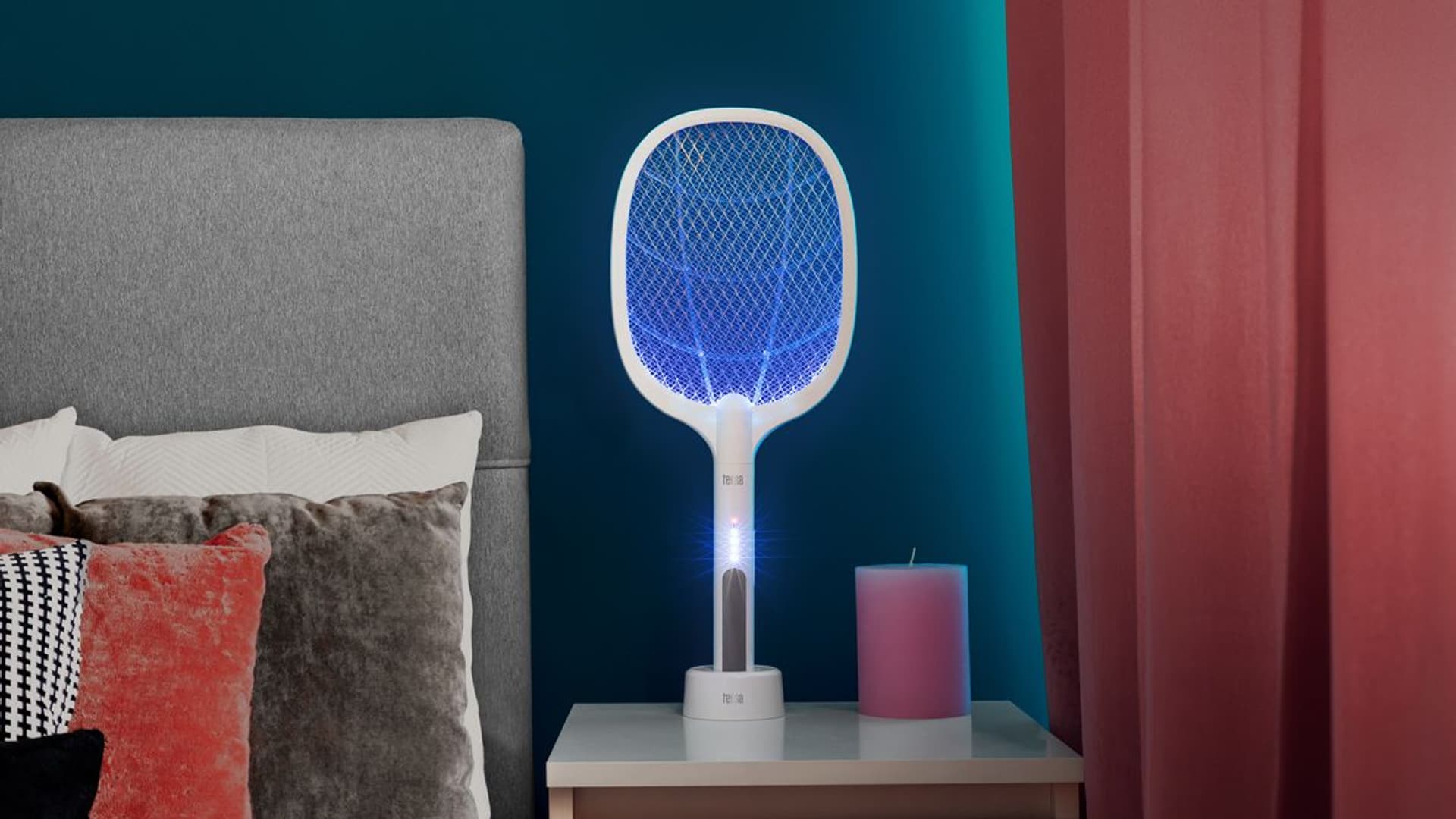 

Elektryczna łapka / lampka na owady 2w1 TEESA (1LL)