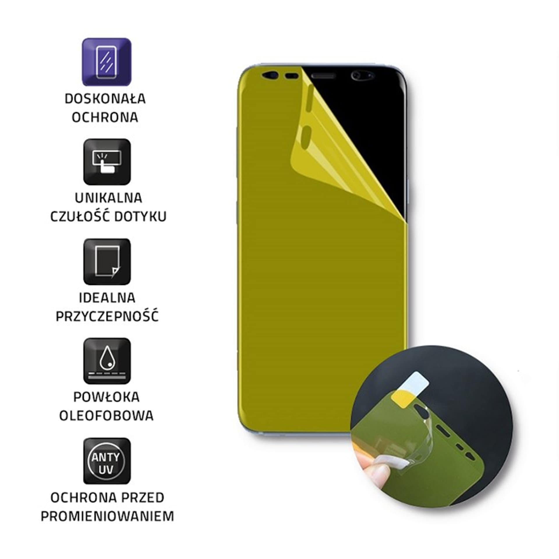

Qoltec Folia ochronna do Samsung Galaxy S8+ (0NC)