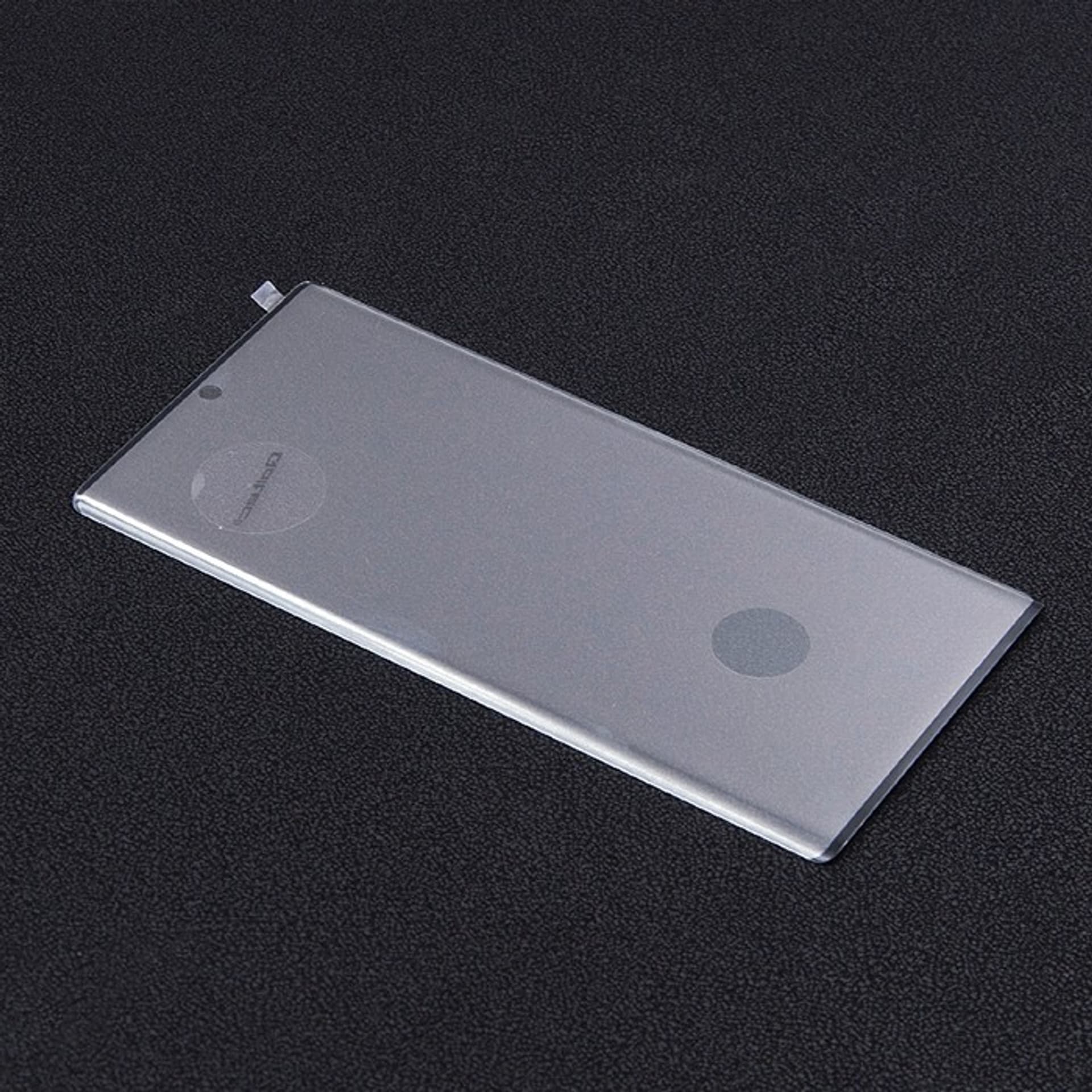 

Qoltec Hartowane szkło ochronne PREMIUM do Samsung Galaxy Note 10+ | 3D | Czarne | Pełne (0NC)