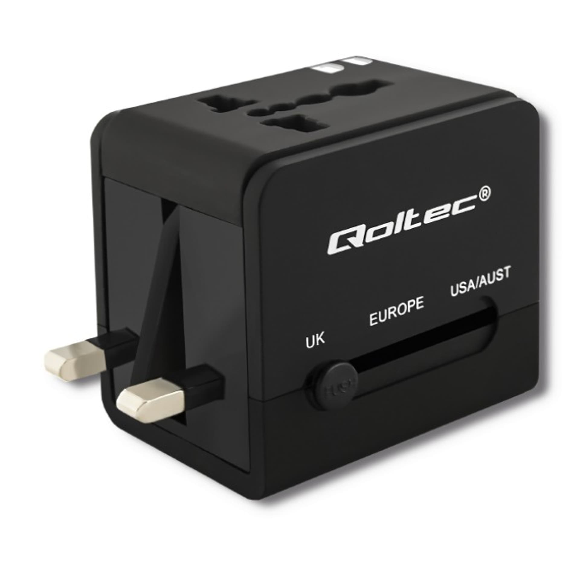 

Qoltec Sieciowy adapter podróżny 10.5W | 5V | 2.1A | 2xUSB (0NC)