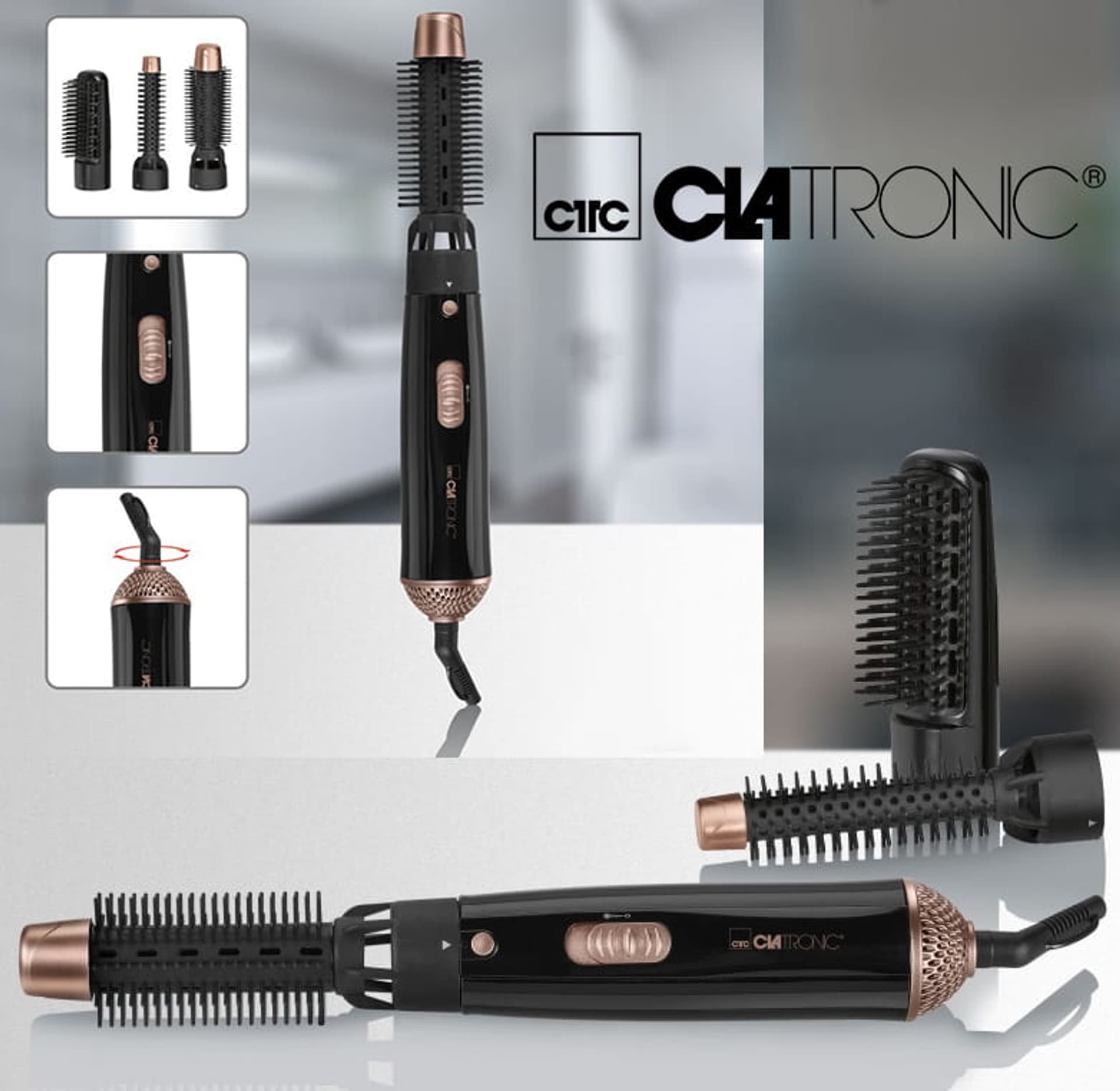 

Lokówko-suszarka Clatronic HAS 3659 3 końcówki