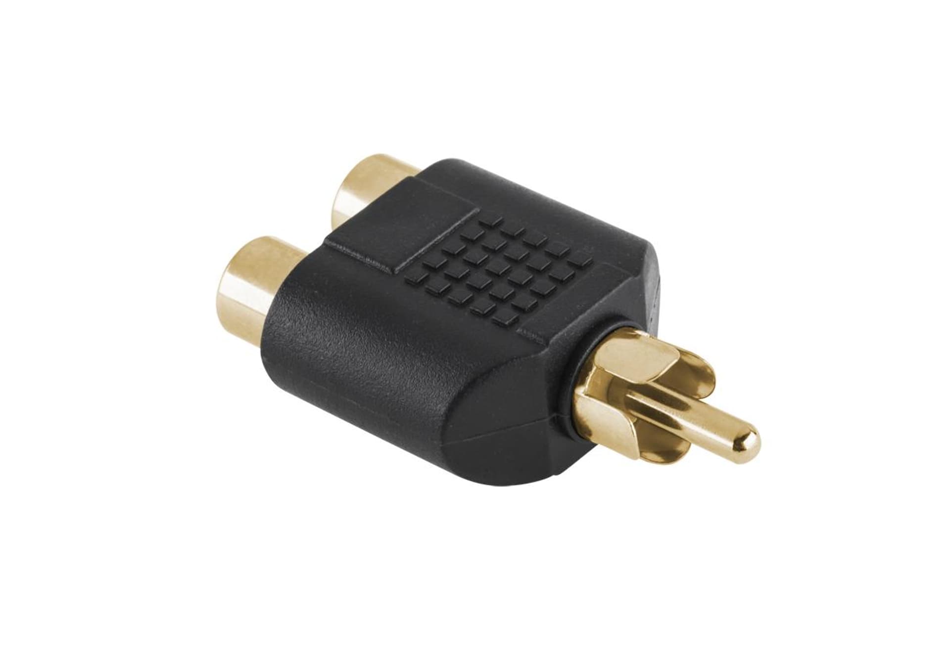 

Złącze wt. RCA-2xgn.RCA GOLD