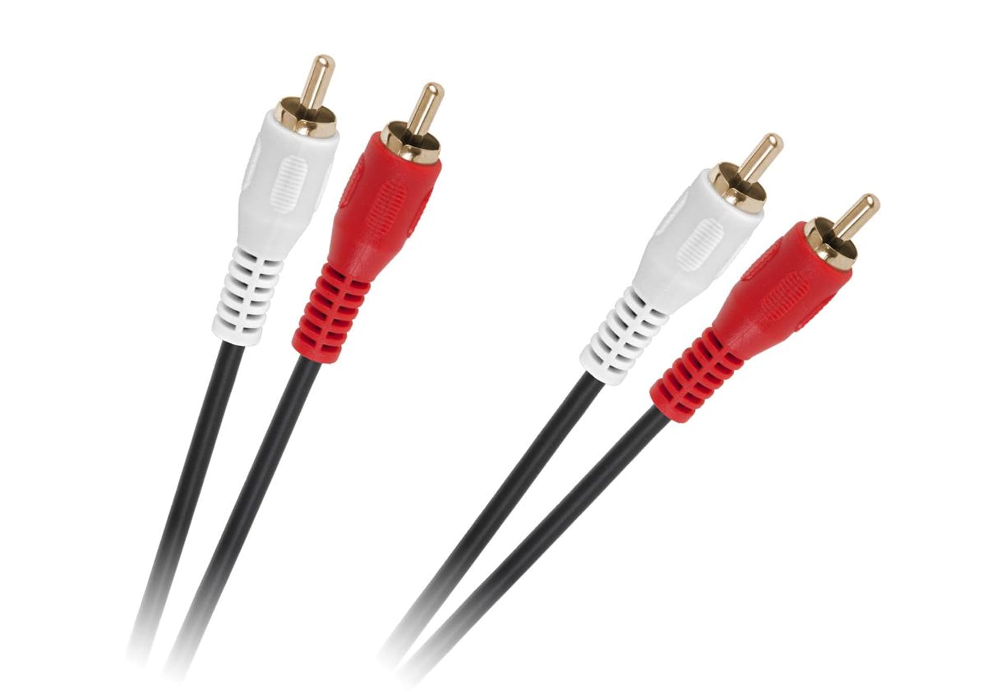 

Kabel 2 x RCA - 2 x RCA 1,5m czarny 4mm