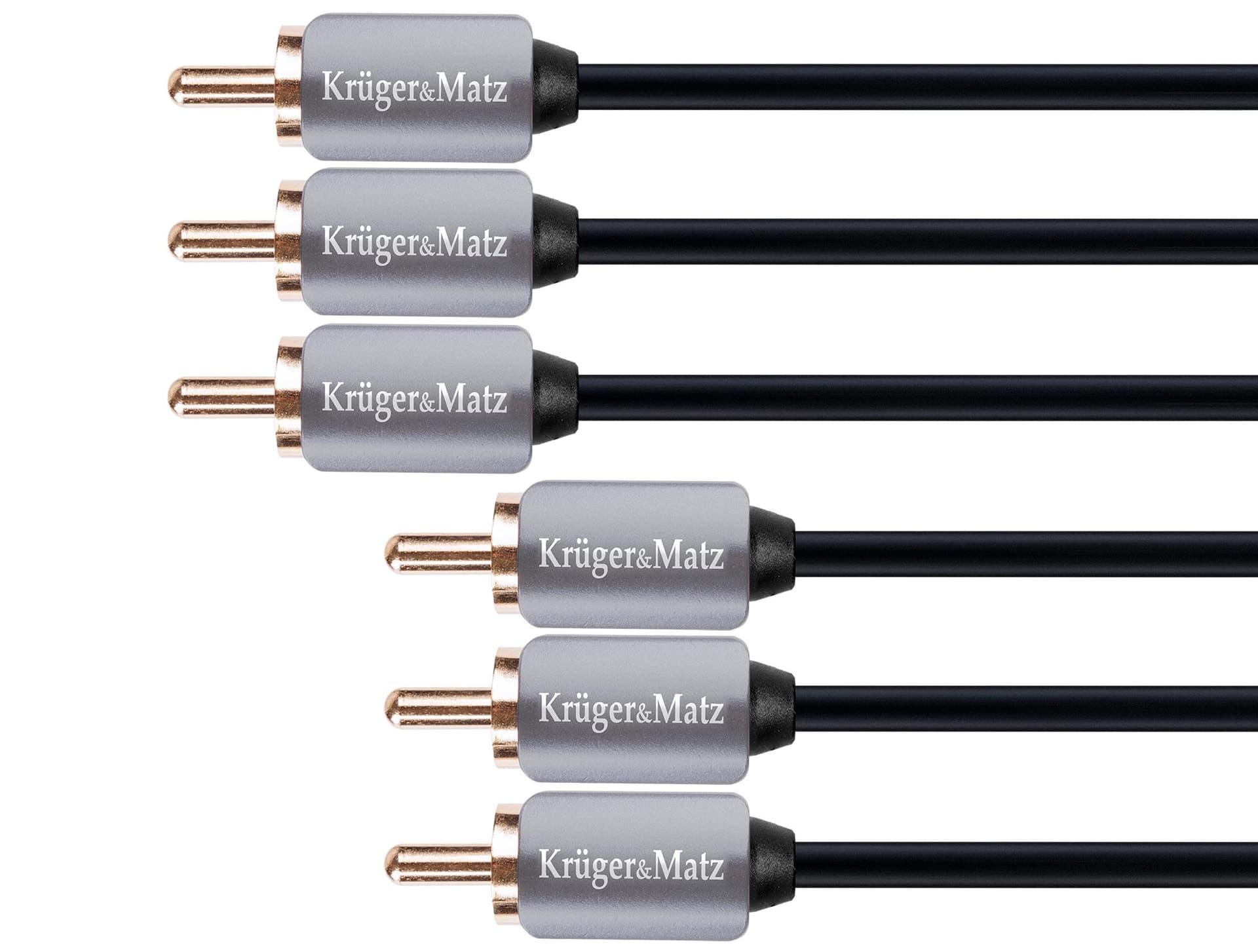 

Kabel 3RCA-3RCA component 3.0m Kruger&Matz