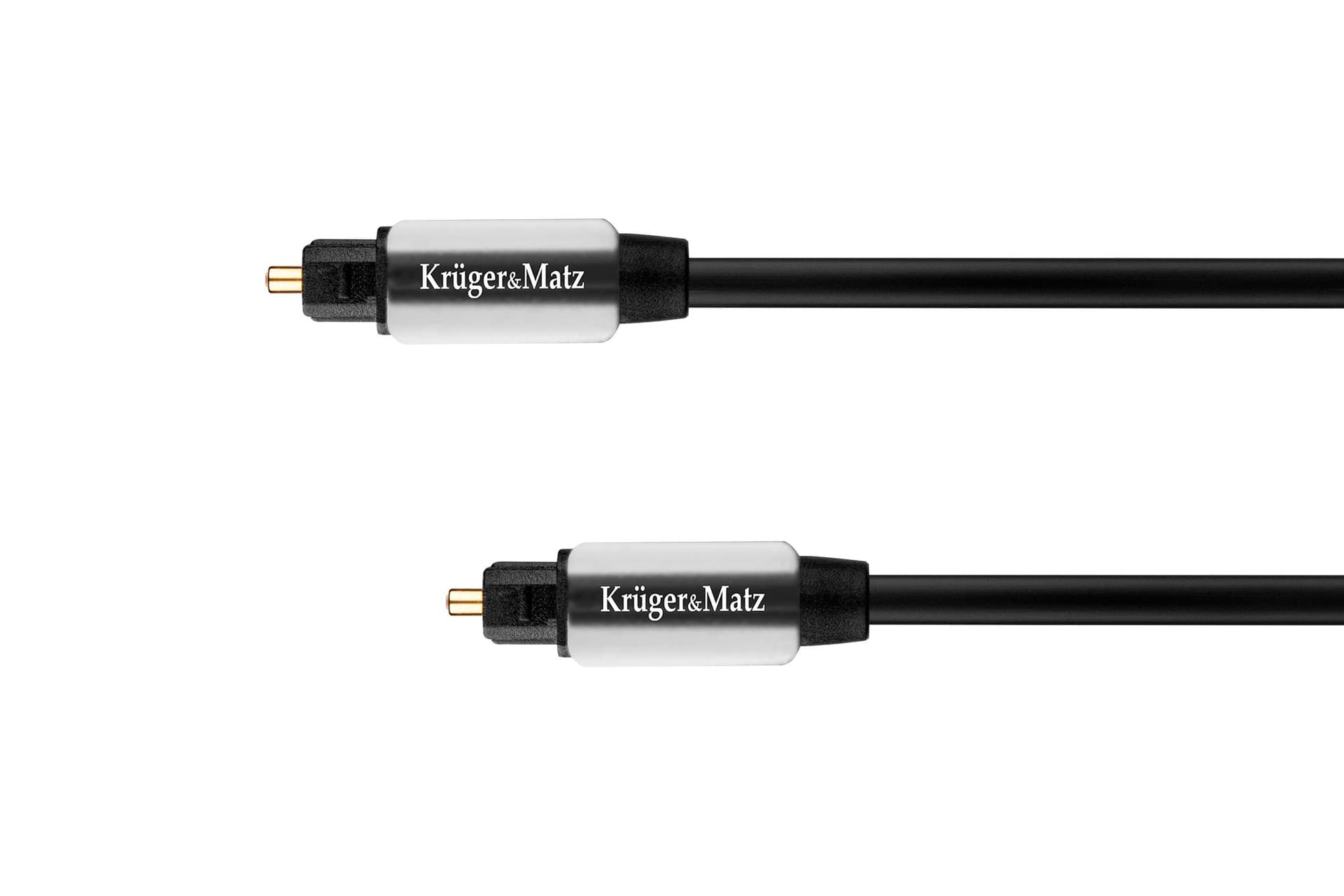 

Kabel optyczny toslink-toslink 0.5m Kruger&Matz