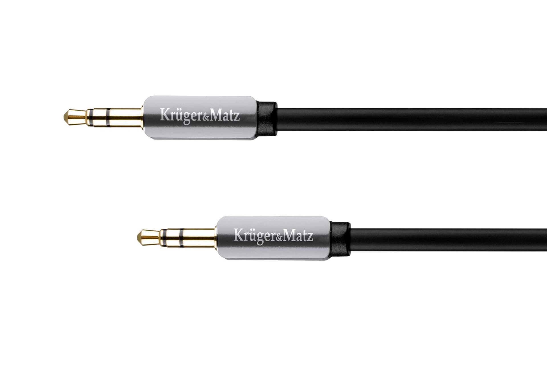 

Kabel wtyk prosty - wtyk prosty jack 3.5 stereo 1.8m Kruger&Matz