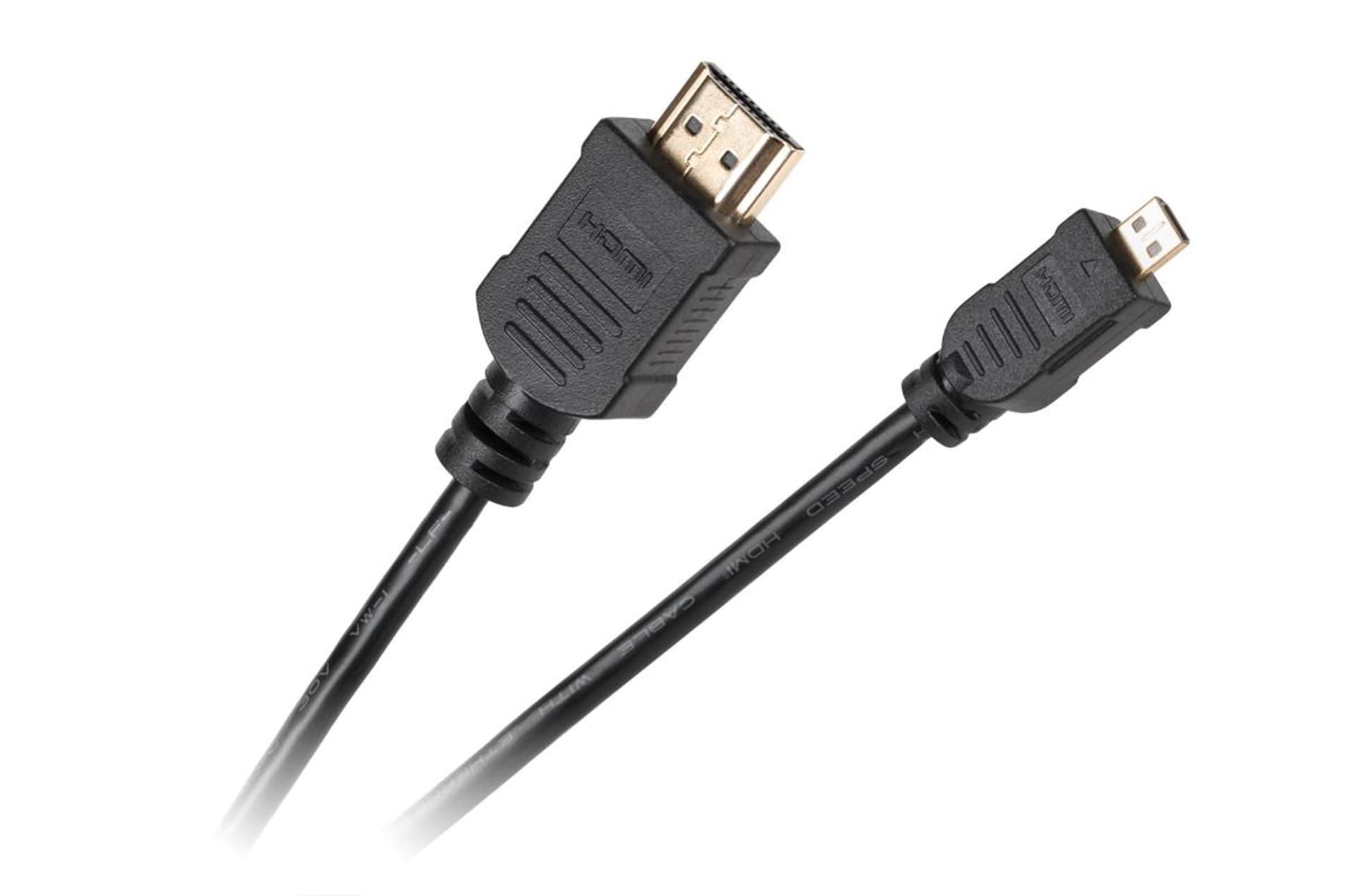 

Kabel wtyk HDMI typ A - wtyk mikro HDMI typ D