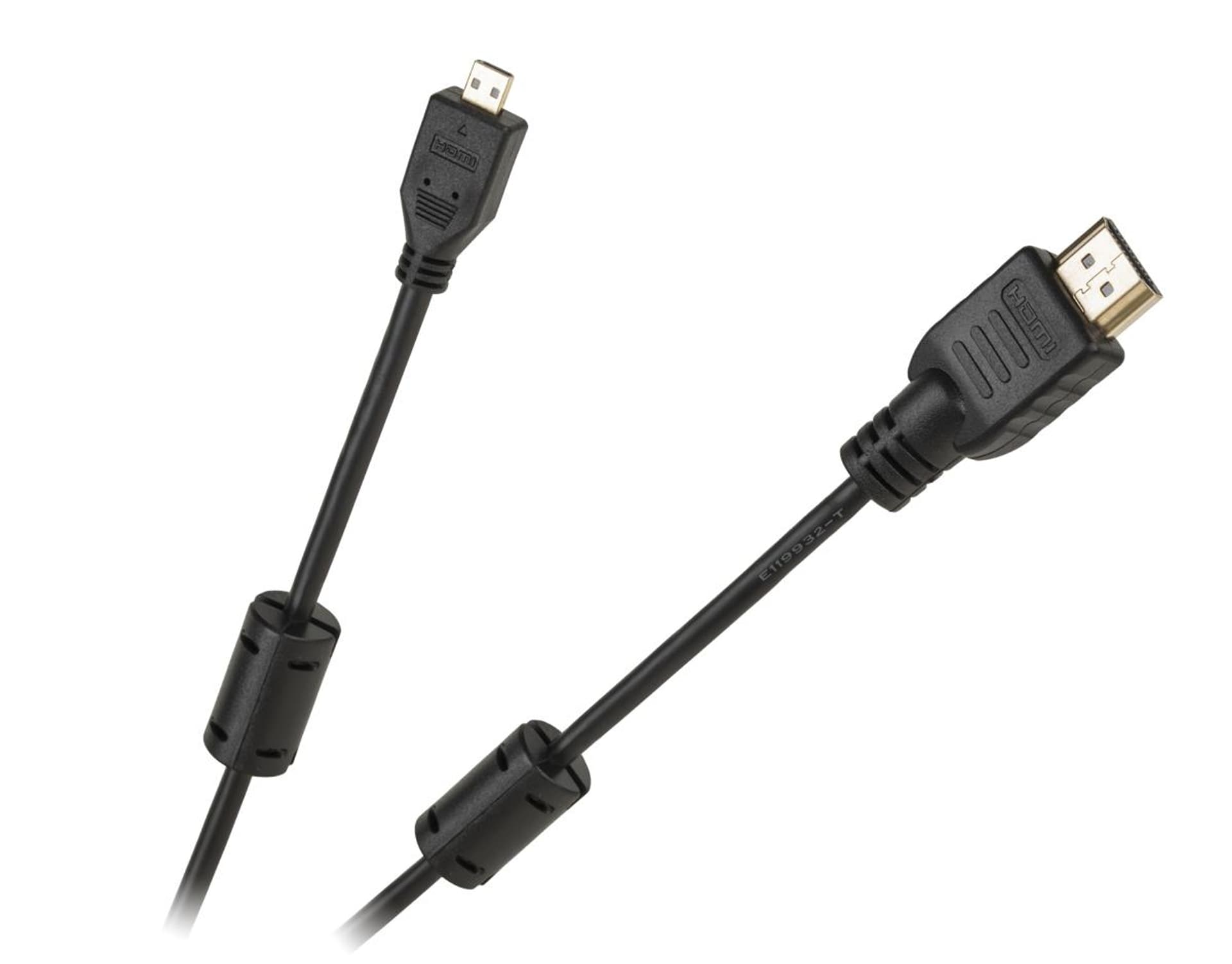 

Kabel wtyk HDMI typ A - wtyk mikro HDMI typ D Cabletech economic