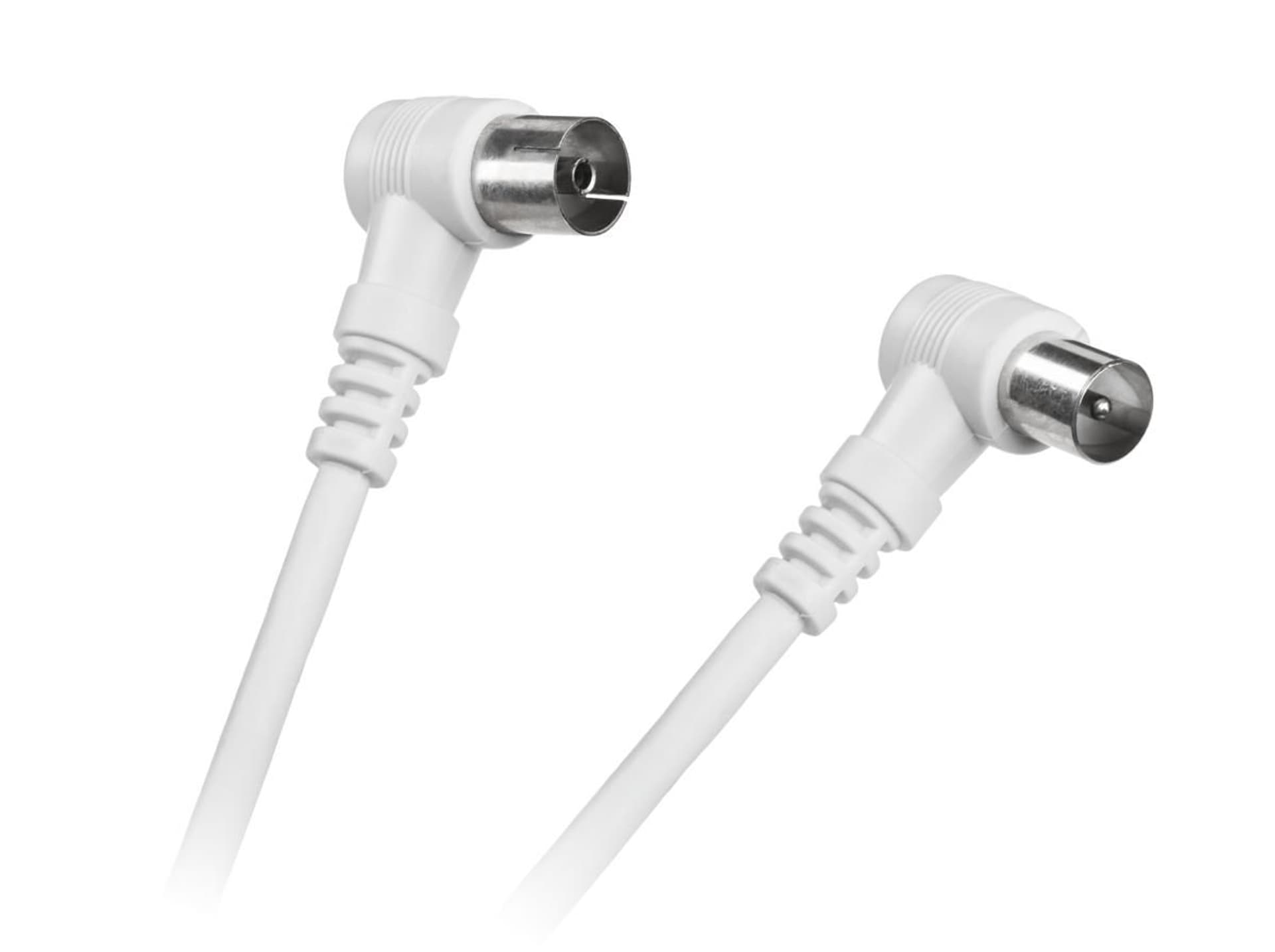 

Kabel TV-Video biały kątowo/kątowy 10m