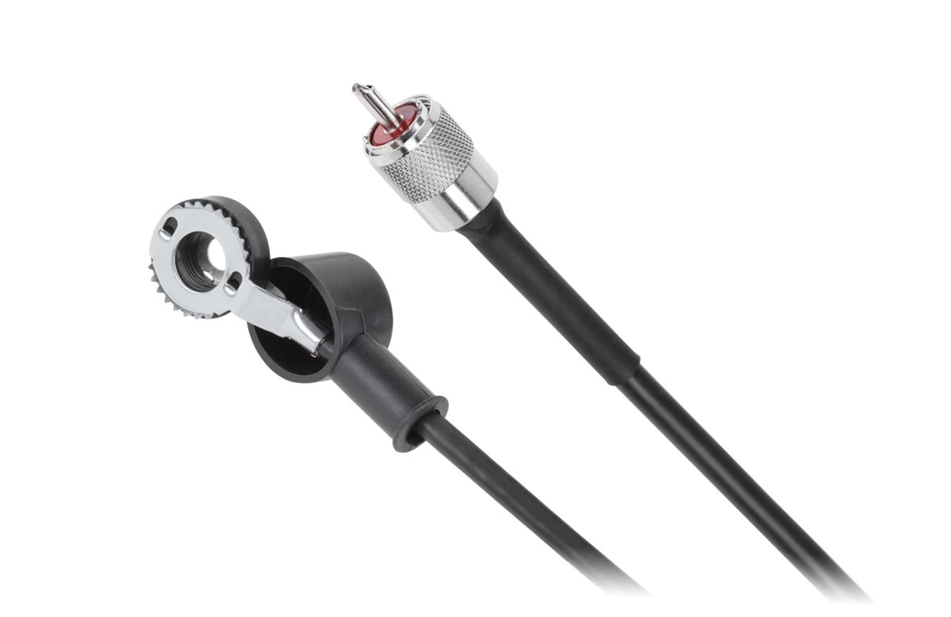 

Kabel do anteny samochodowej CB do stopki DV i wtykiem UHF 3,6m