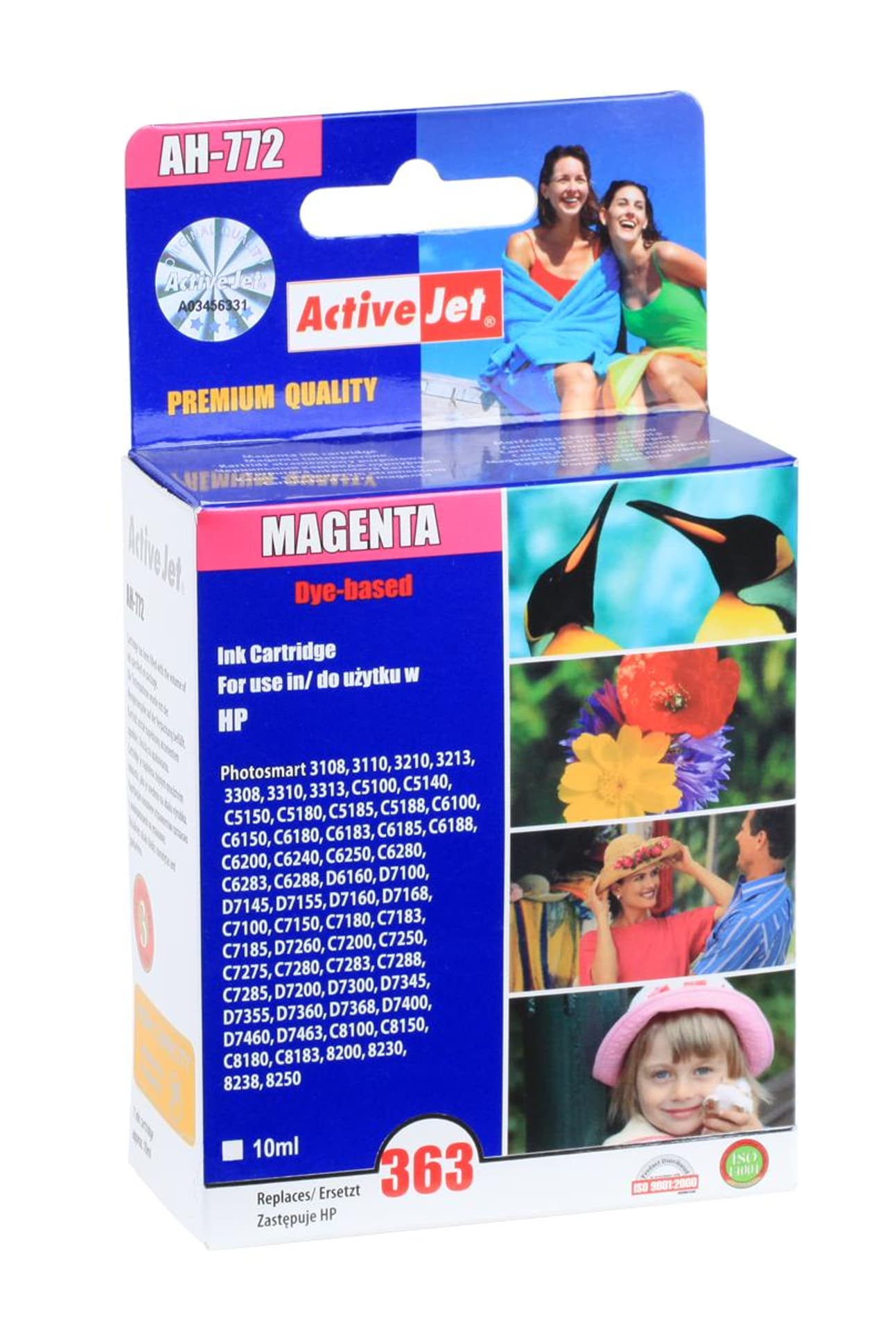 

Tusz Activejet AH-363MR (zamiennik HP 363 C8772EE; Premium; 10 ml; czerwony)