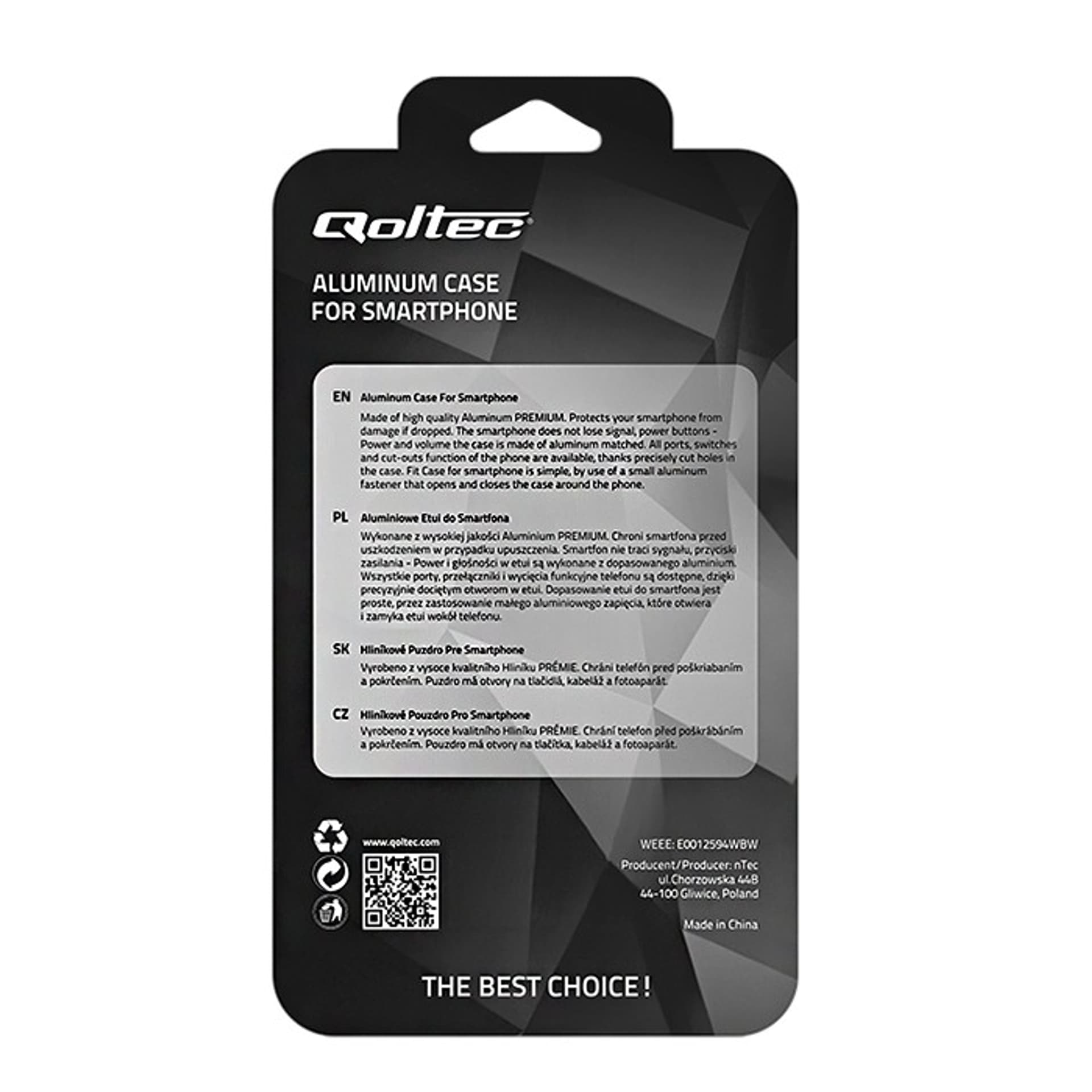

Qoltec Ramka ochronna na Apple iPhone 6 plus | srebrna | aluminiowa (0NC)