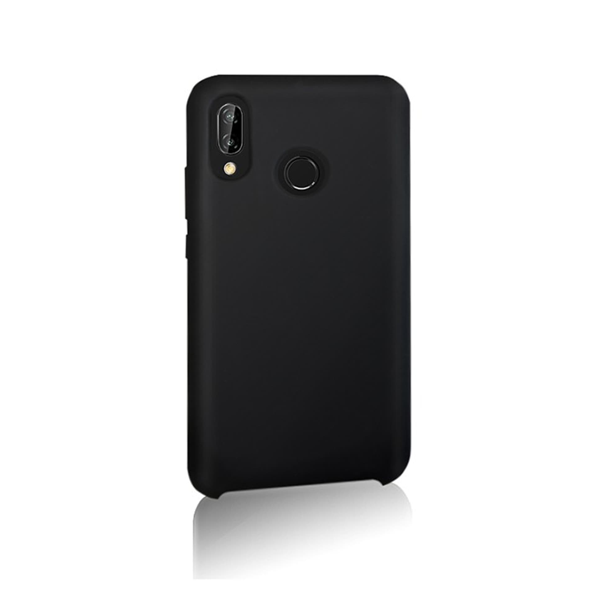 

Qoltec Etui na Huawei P20 Lite | Płynny Silikon |Czarne (0NC)