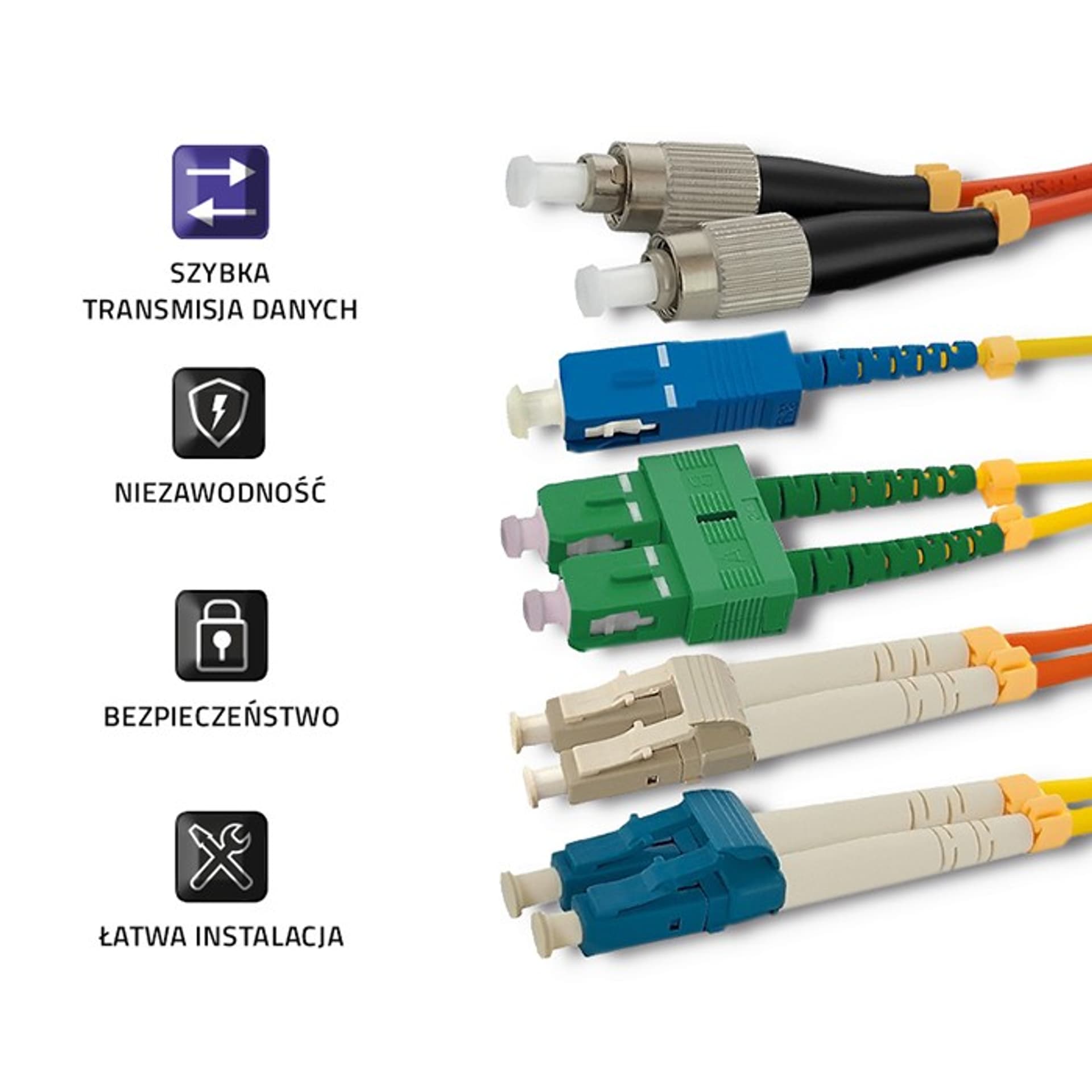 

Qoltec Patchcord światłowodowy FC/UPC - SC/APC | Singlemode | 9/125 | G652D | Simplex | 50m (0NC)