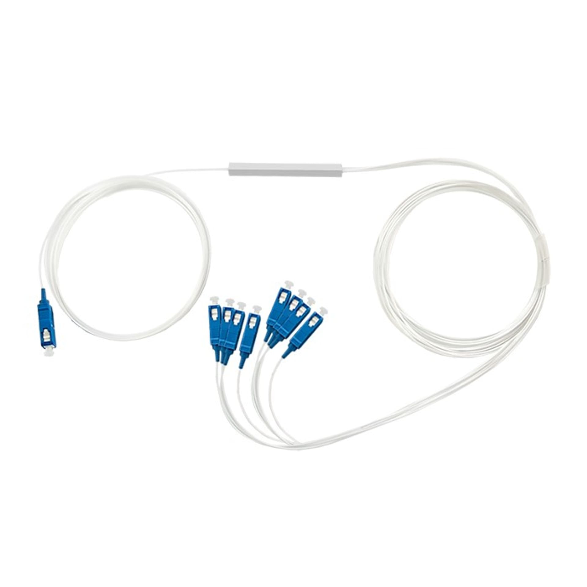 

Qoltec Splitter 1x8 | SC/PC - SC/PC | G.657A | Singlemode | 0.9 mm (0NC)