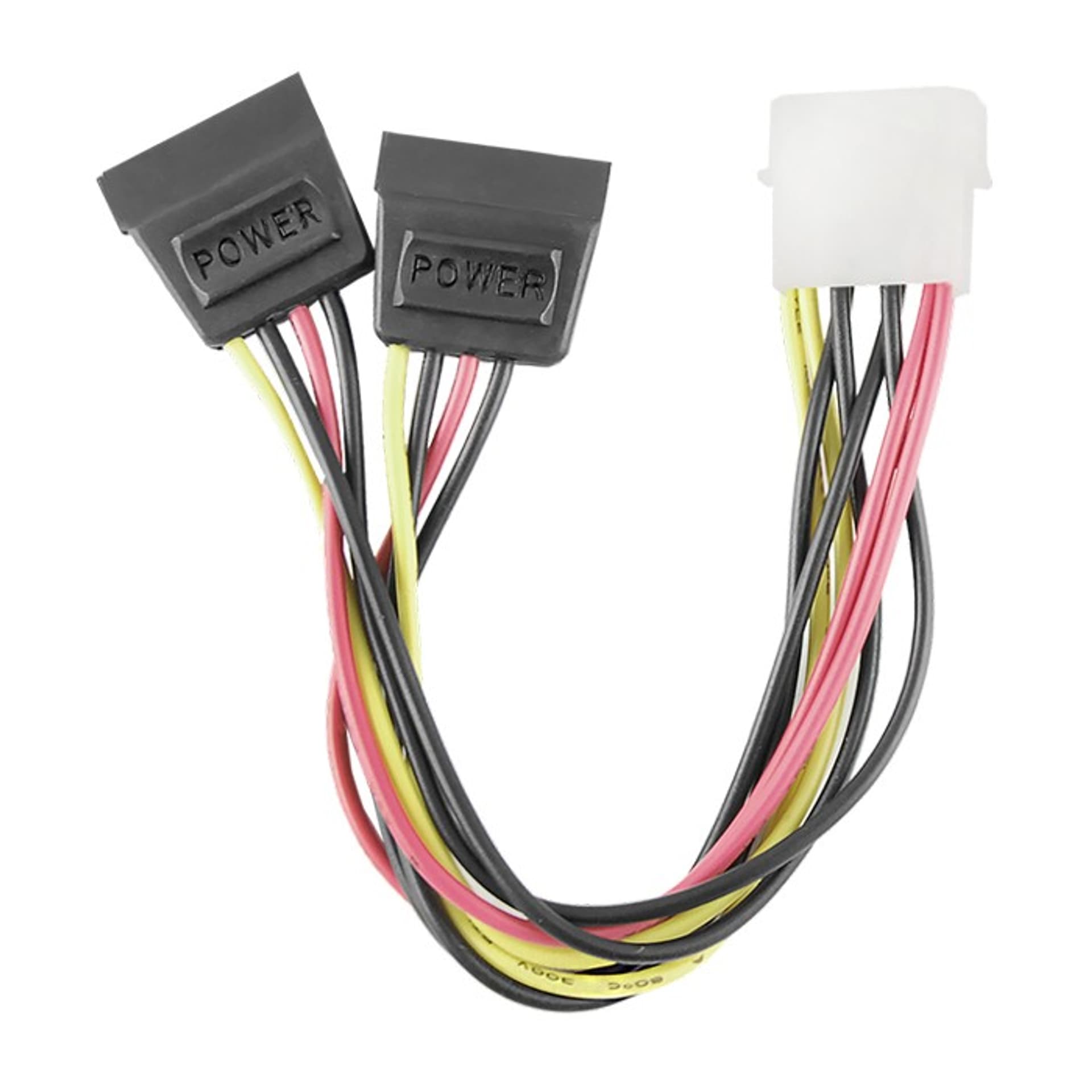 

Qoltec Kabel adapter POWER MOLEX | 2xSATA | 0.2m (0NC)