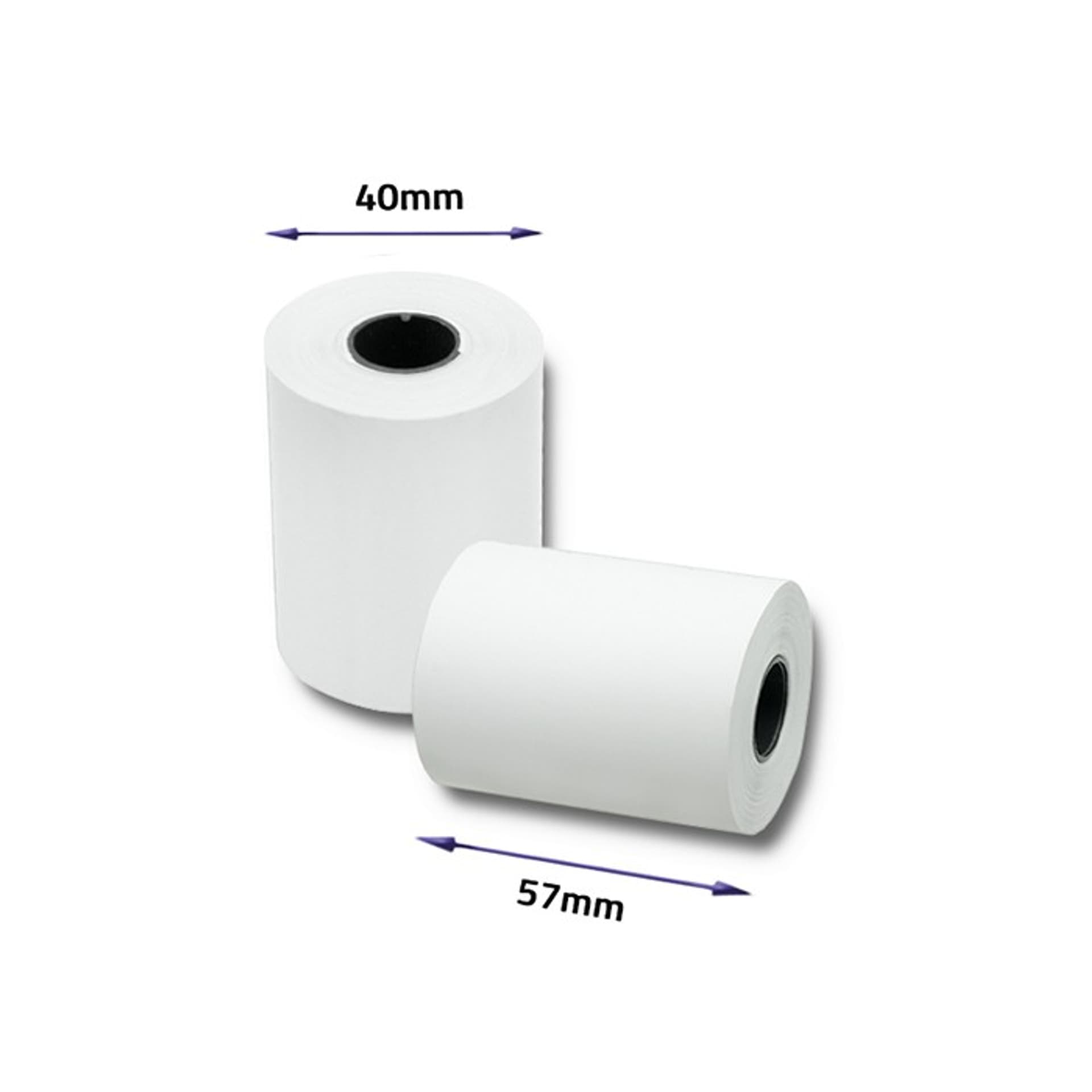 

Qoltec Rolka termiczna 57 x 15 | 55g/m2 | 10szt. | BPA free (0NC)