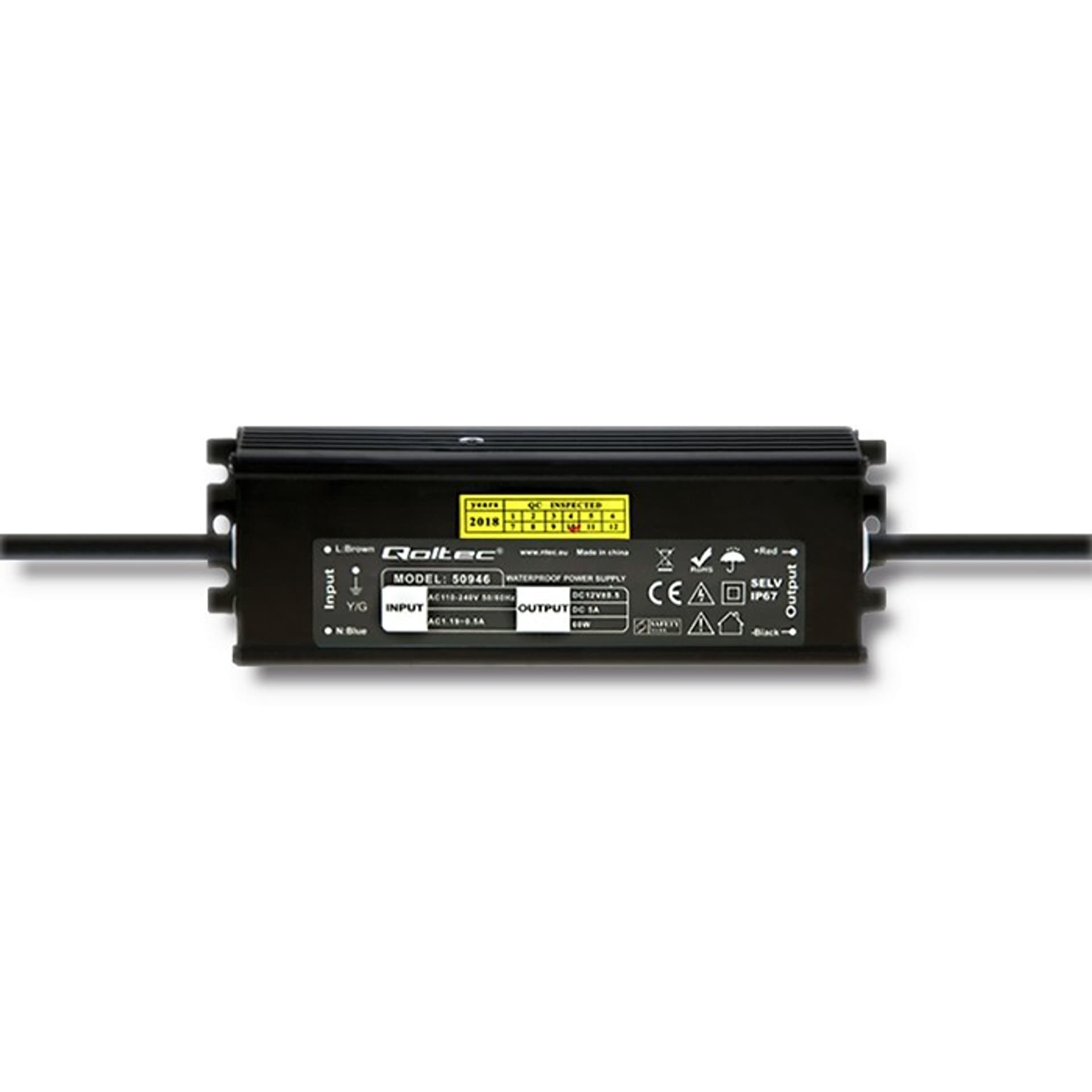 

Zasilacz impulsowy LED | IP67 | 60W | 12V | 5A | wodoodporny