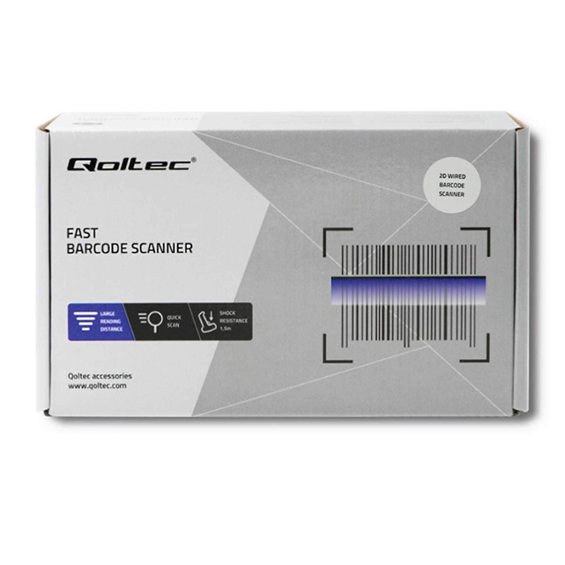 

Qoltec Czytnik kodów 1D i 2D | USB (0NC)