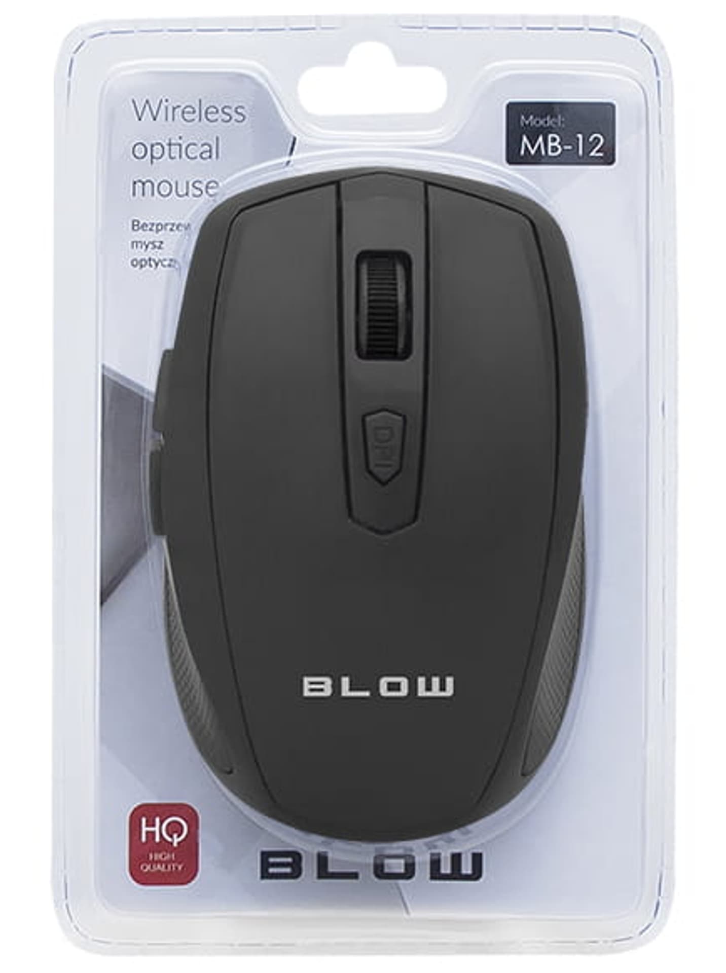 

Mysz bezprzewodowa optyczna Blow MB-12 czarna