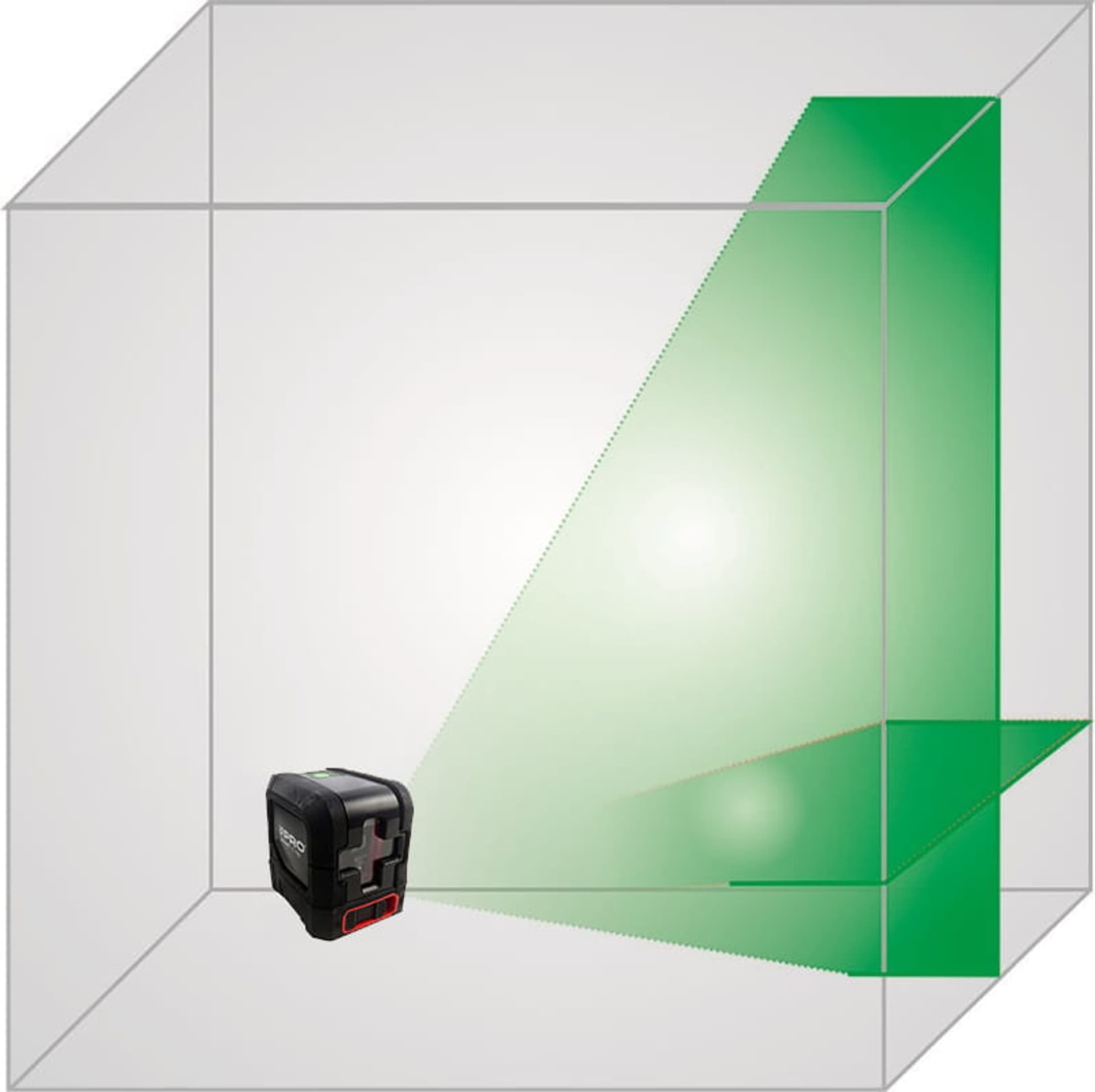 

Laser krzyżowy Smart 1.1G Pro Green poziomica