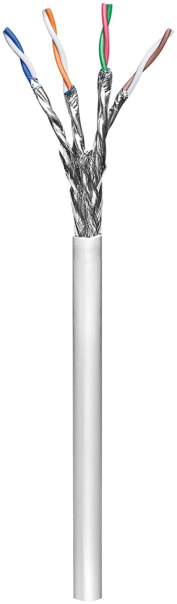 

Skrętka CAT6 S/FTP CCA AWG 27/7 Goobay szara 305m