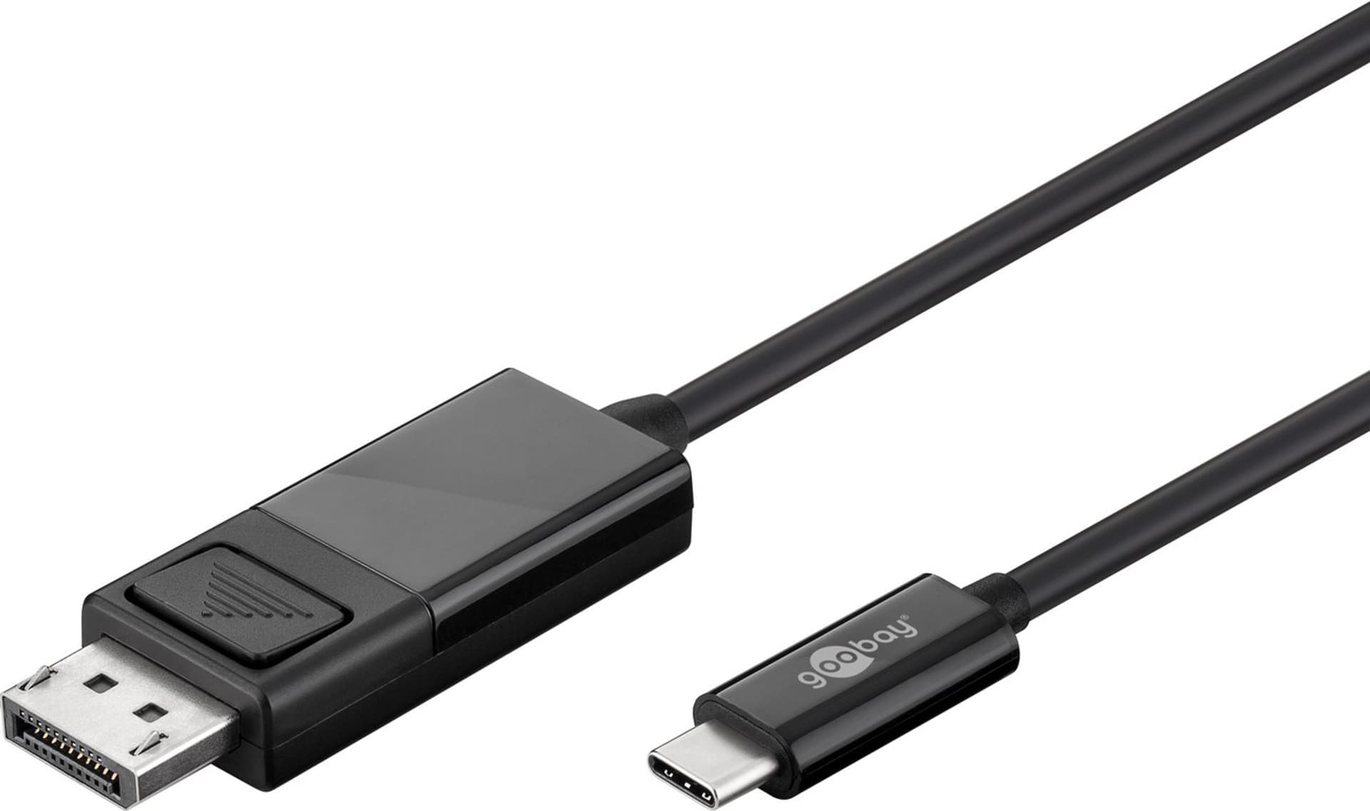 

Goobay USB-C- DisplayPort adapter cable (4k 60 Hz) 79295 USB-C male, DisplayPort male, 1.2 m