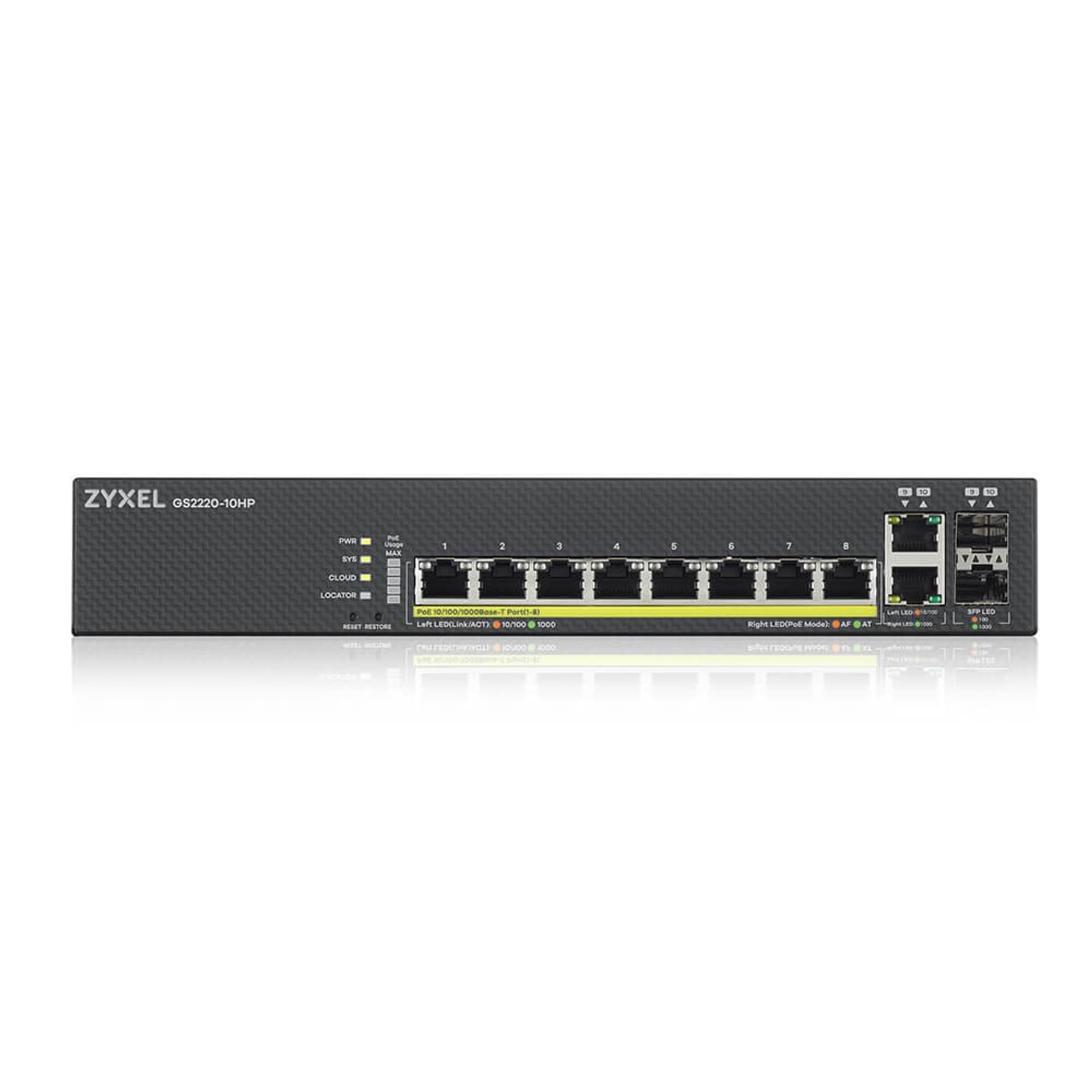 

Switch ZyXEL GS2220-10HP-EU0101F