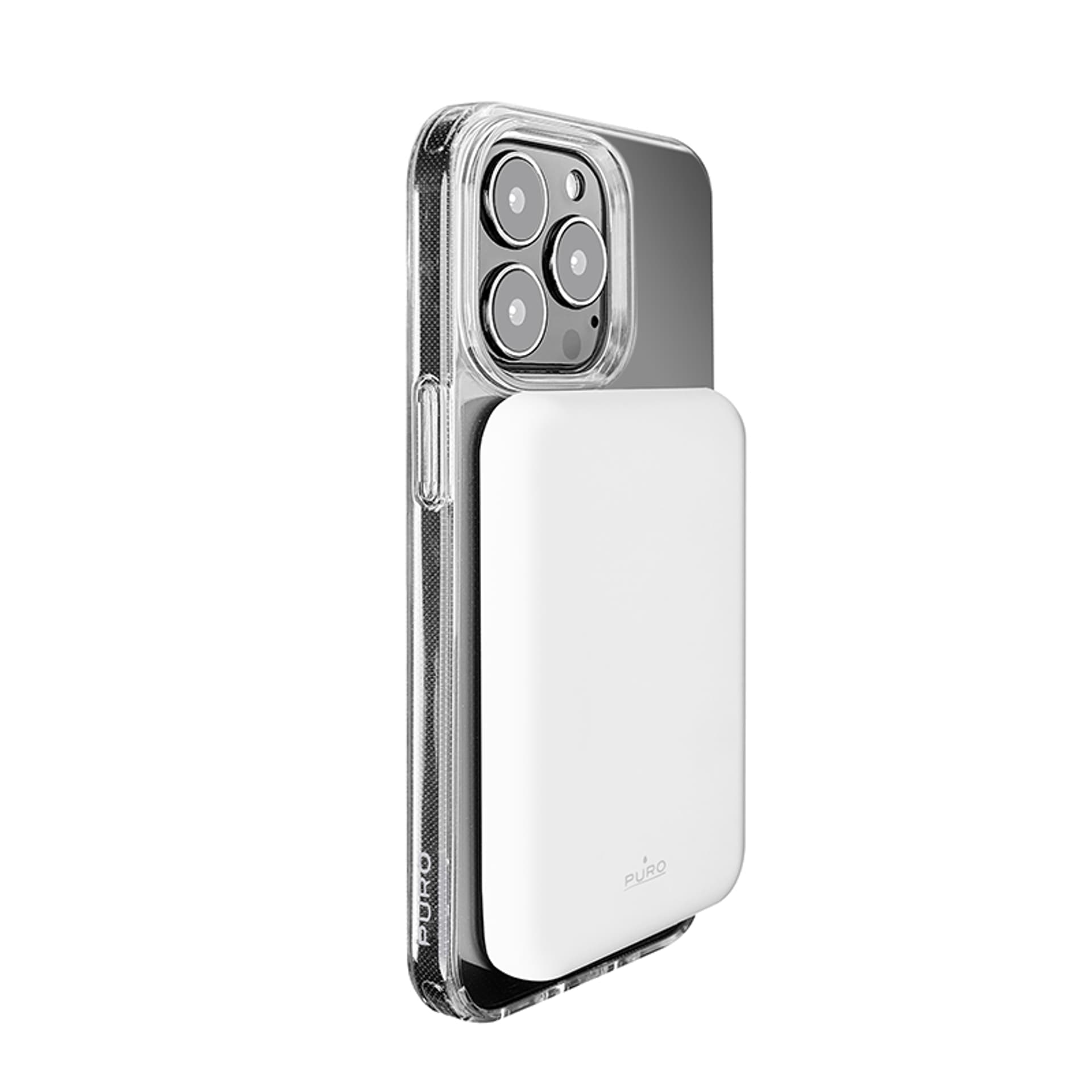 

PURO Slim PowerMag Power Bank – Power Bank indukcyjny 4000 mAh MagSafe (biały)