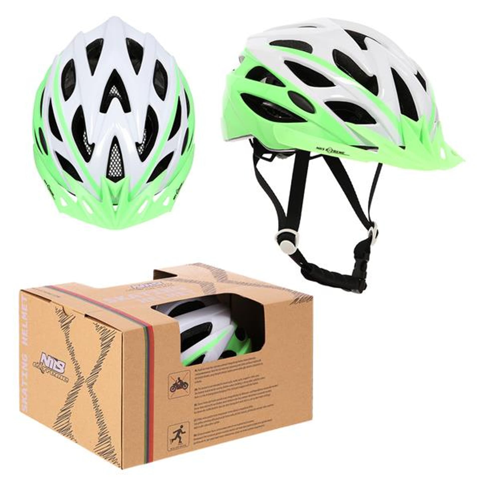 

MTW210 SZARO-ZIELONY ROZM. M (53-60CM) KASK NILS EXTREME, 53-60cm) kask nils extrem