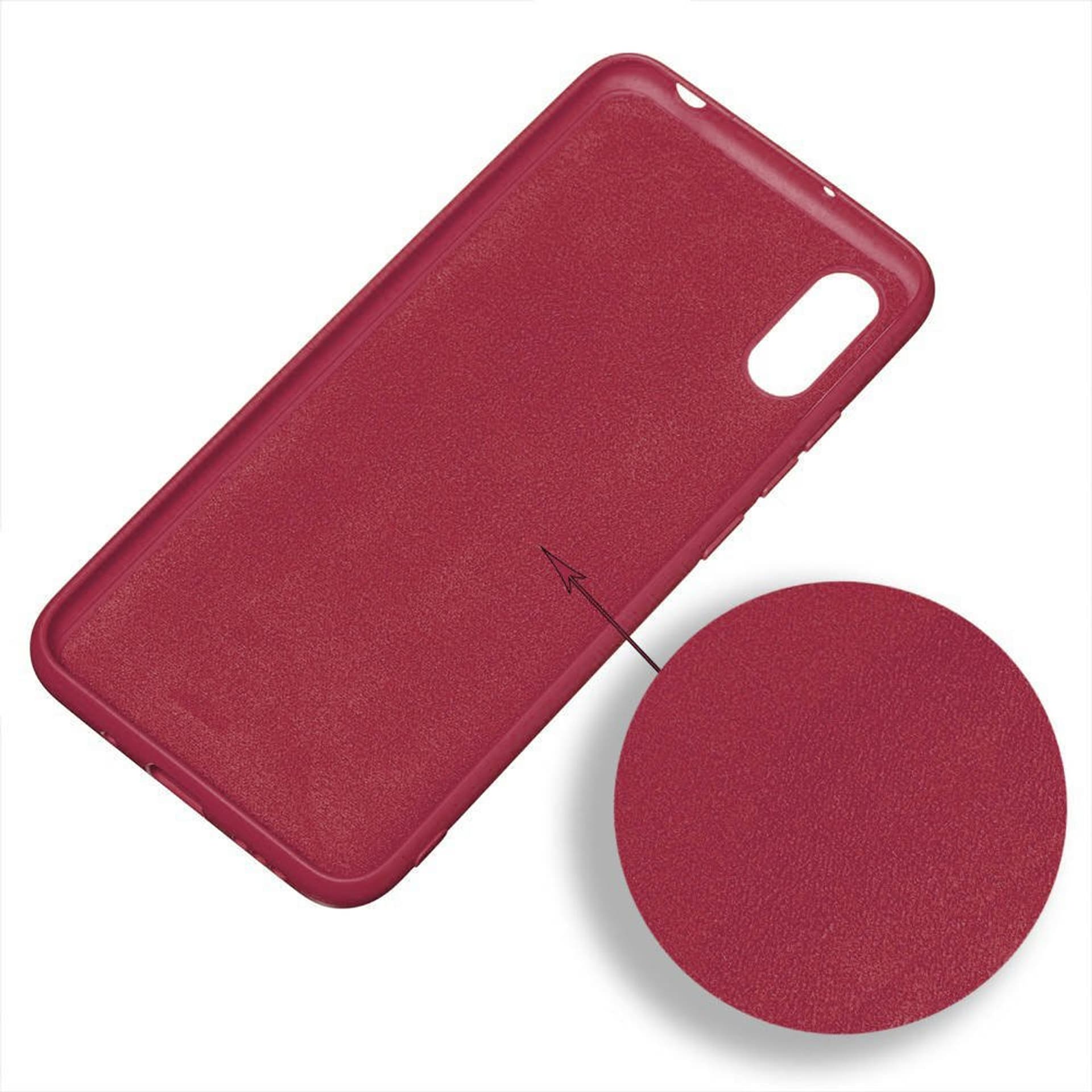 

Etui XIAOMI REDMI 9A Silicone case elastyczne silikonowe bordowe