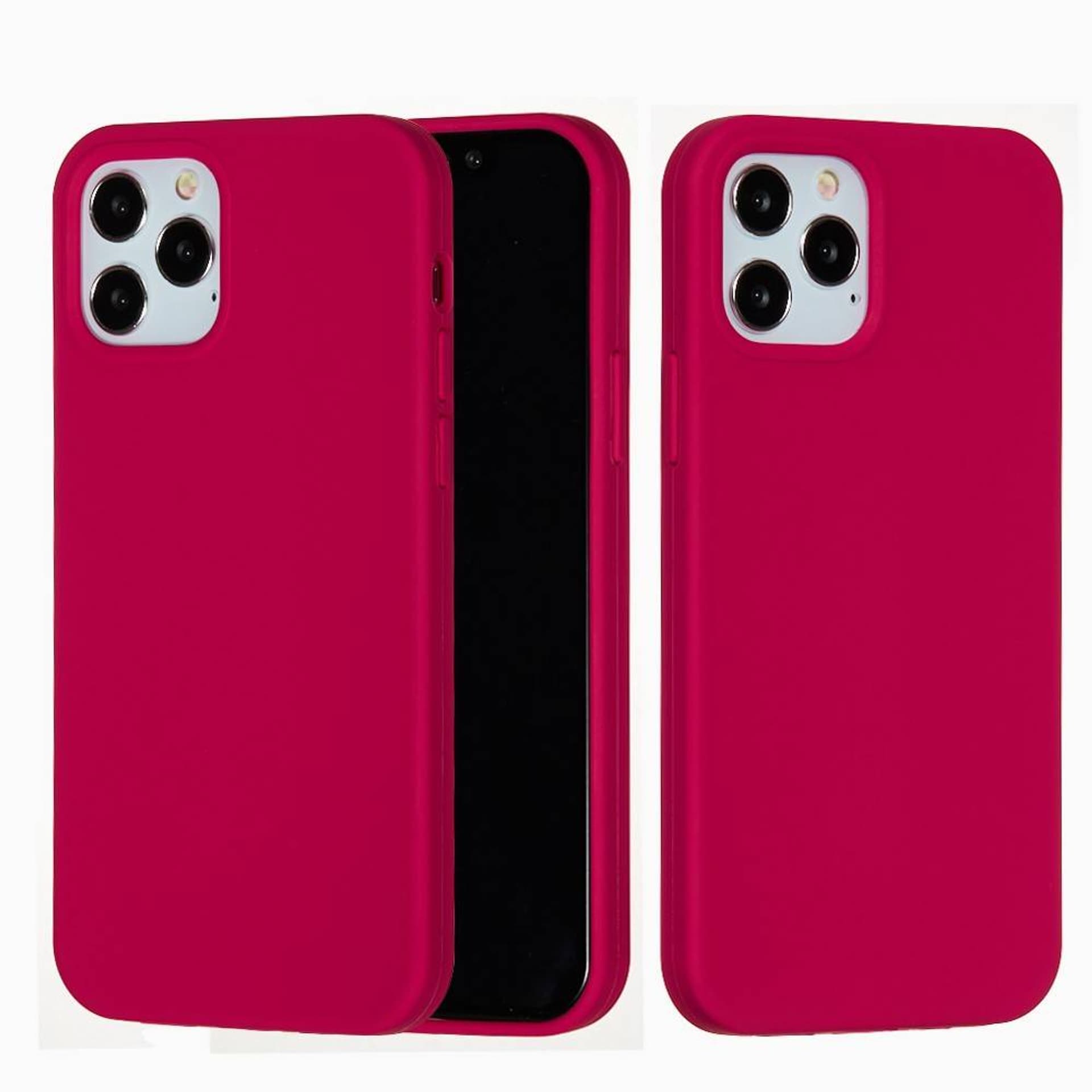 

Etui IPHONE 12 / 12 PRO Silicone case elastyczne silikonowe bordowe