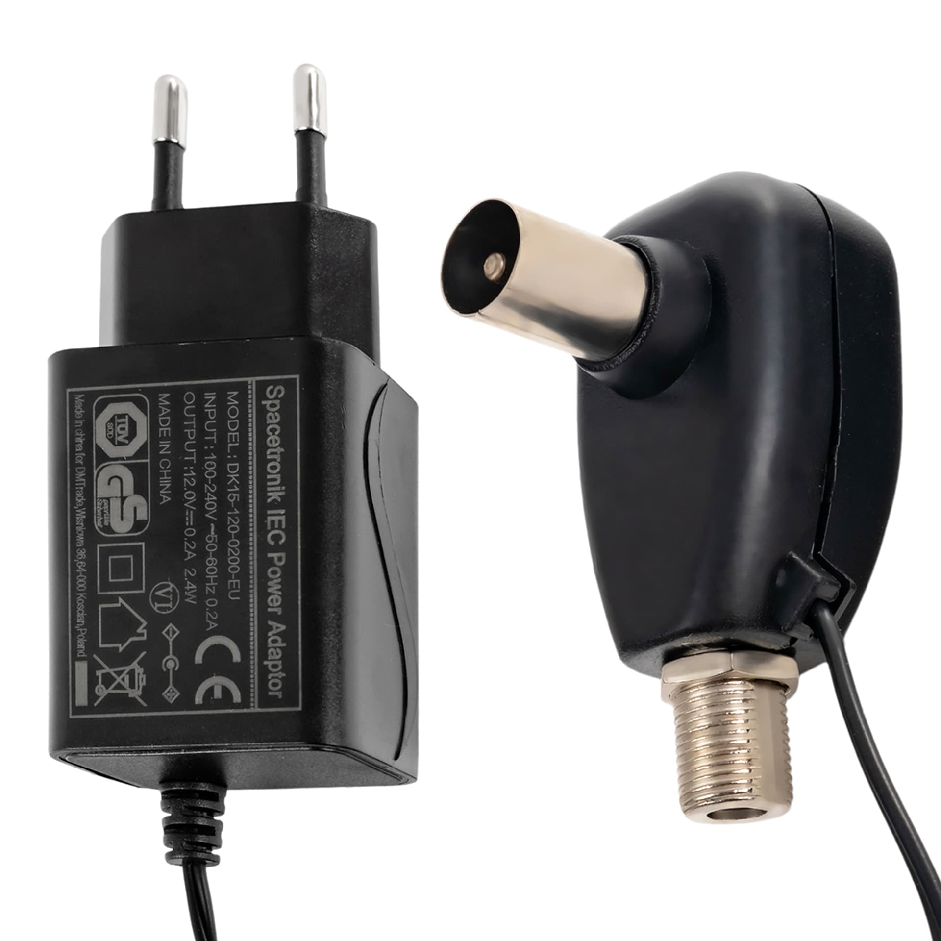 

Zasilacz antenowy Spacetronik 12V 0.2A F