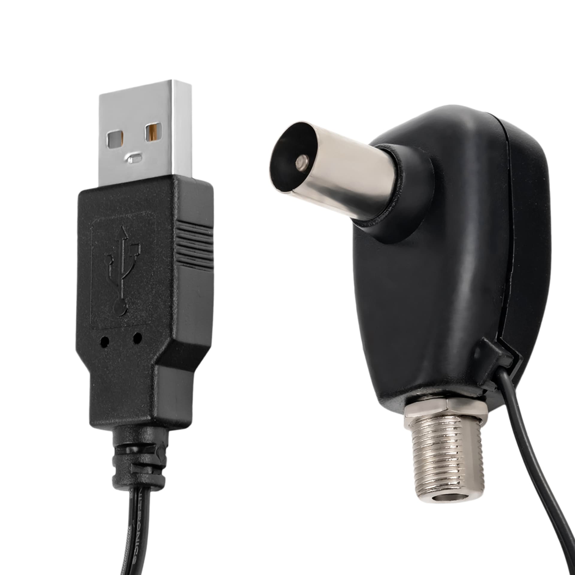 

adapter zasilacza anteny Spacetronik 5V USB wtyk F