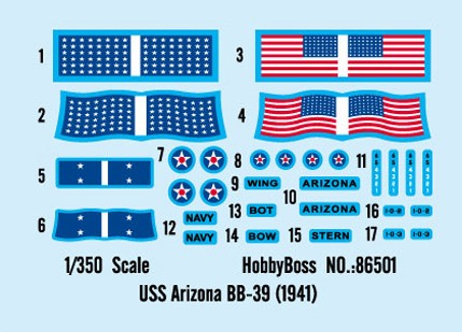 

HOBBY BOSS USS Arizona B B-39 (1941)