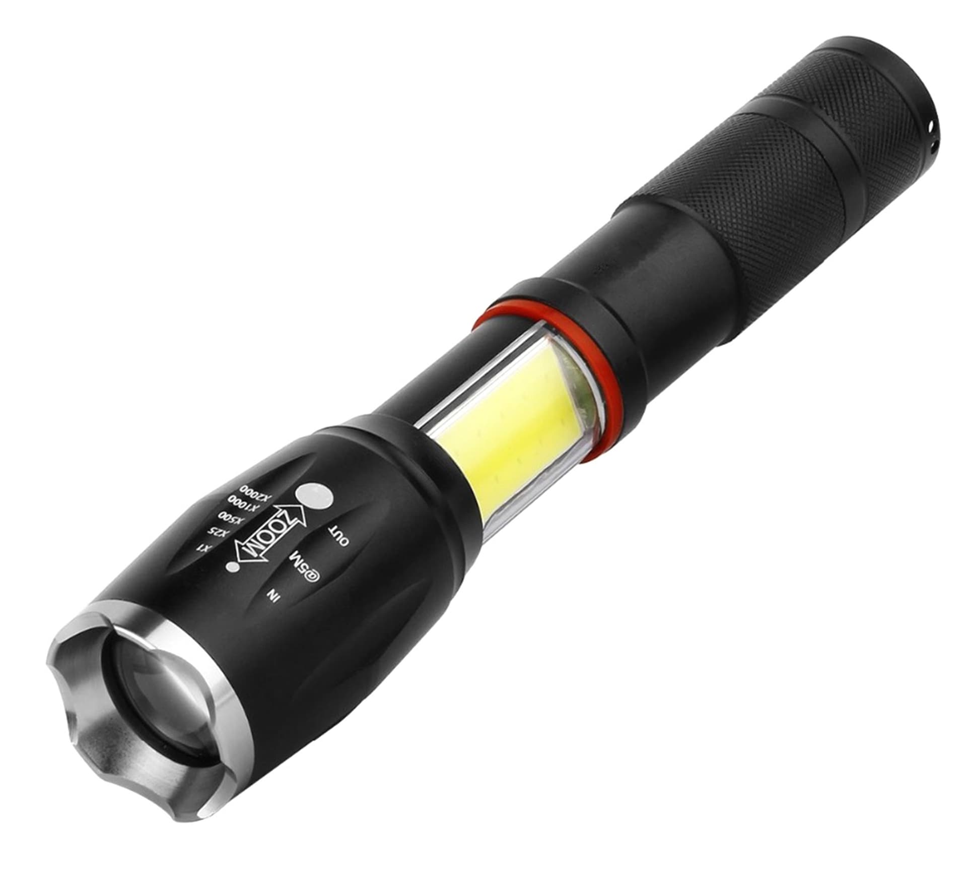 

ZD76 Latarka 2x led u3 cob 9w zestaw