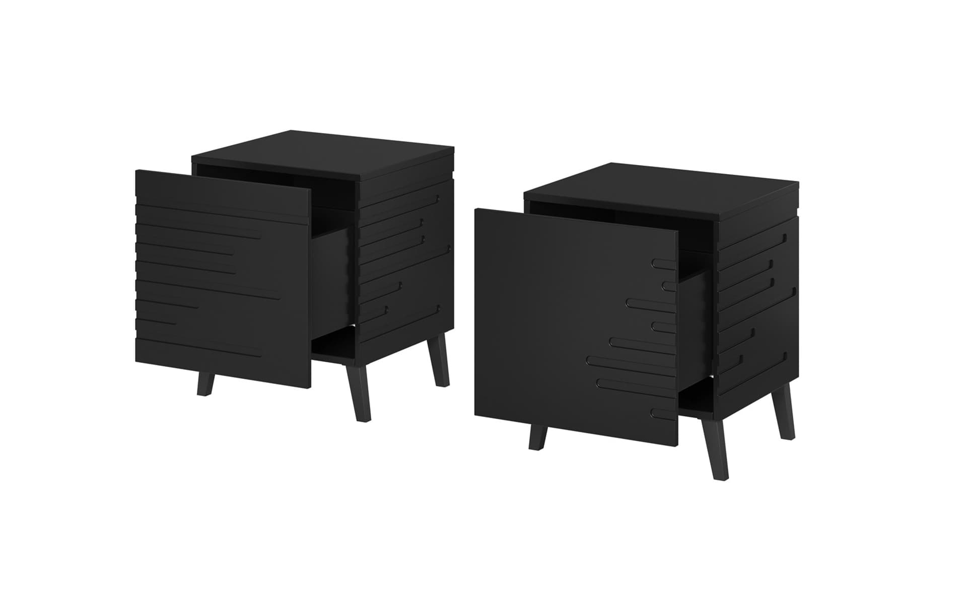 

Szafka nocna NOVA 44x40x52 czarny mat