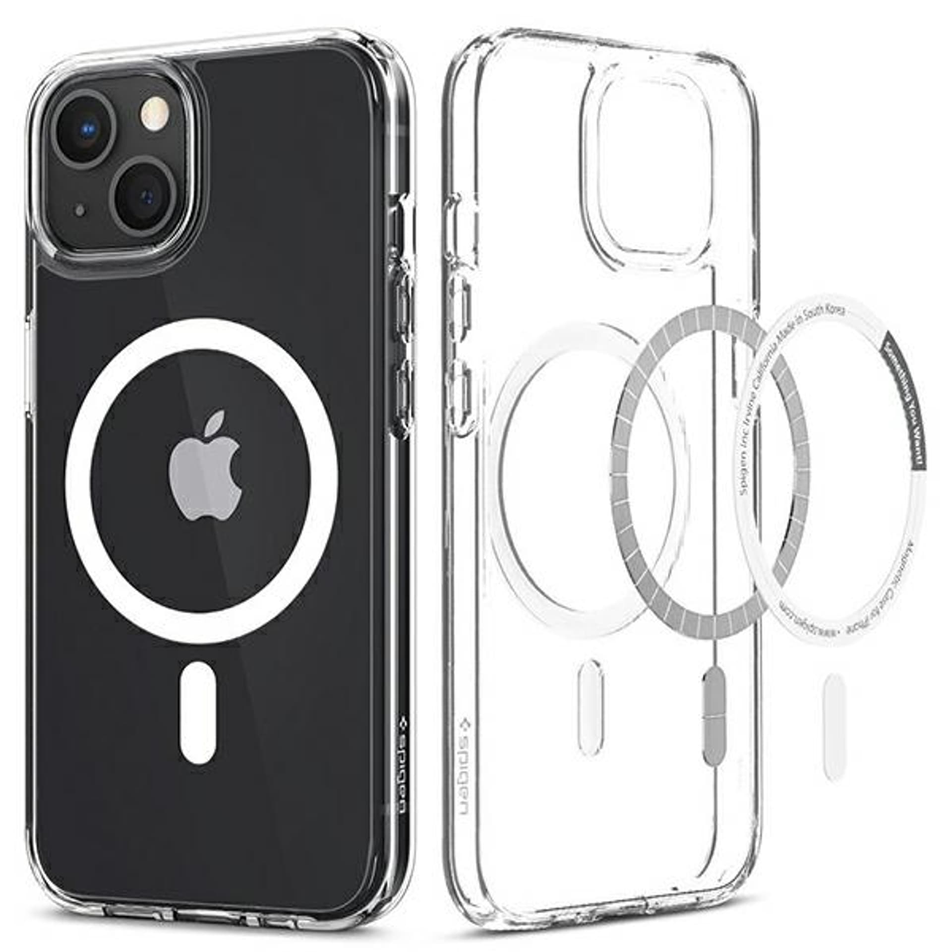 

Spigen Ultra Hybrid Mag iPhone 13 6.1" Magsafe biały/white ACS03528