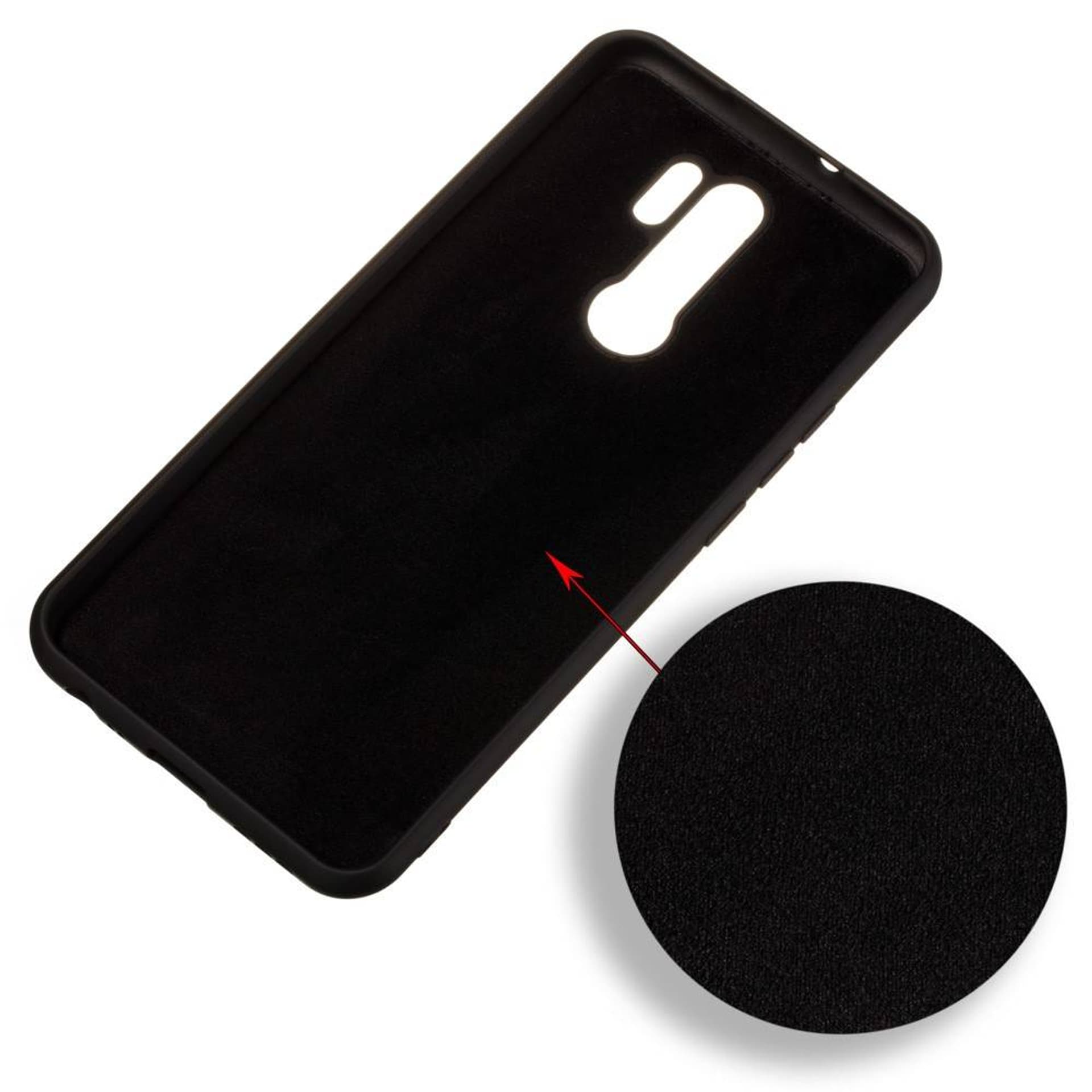 

Etui XIAOMI REDMI NOTE 9 Silicone case elastyczne silikonowe czarne