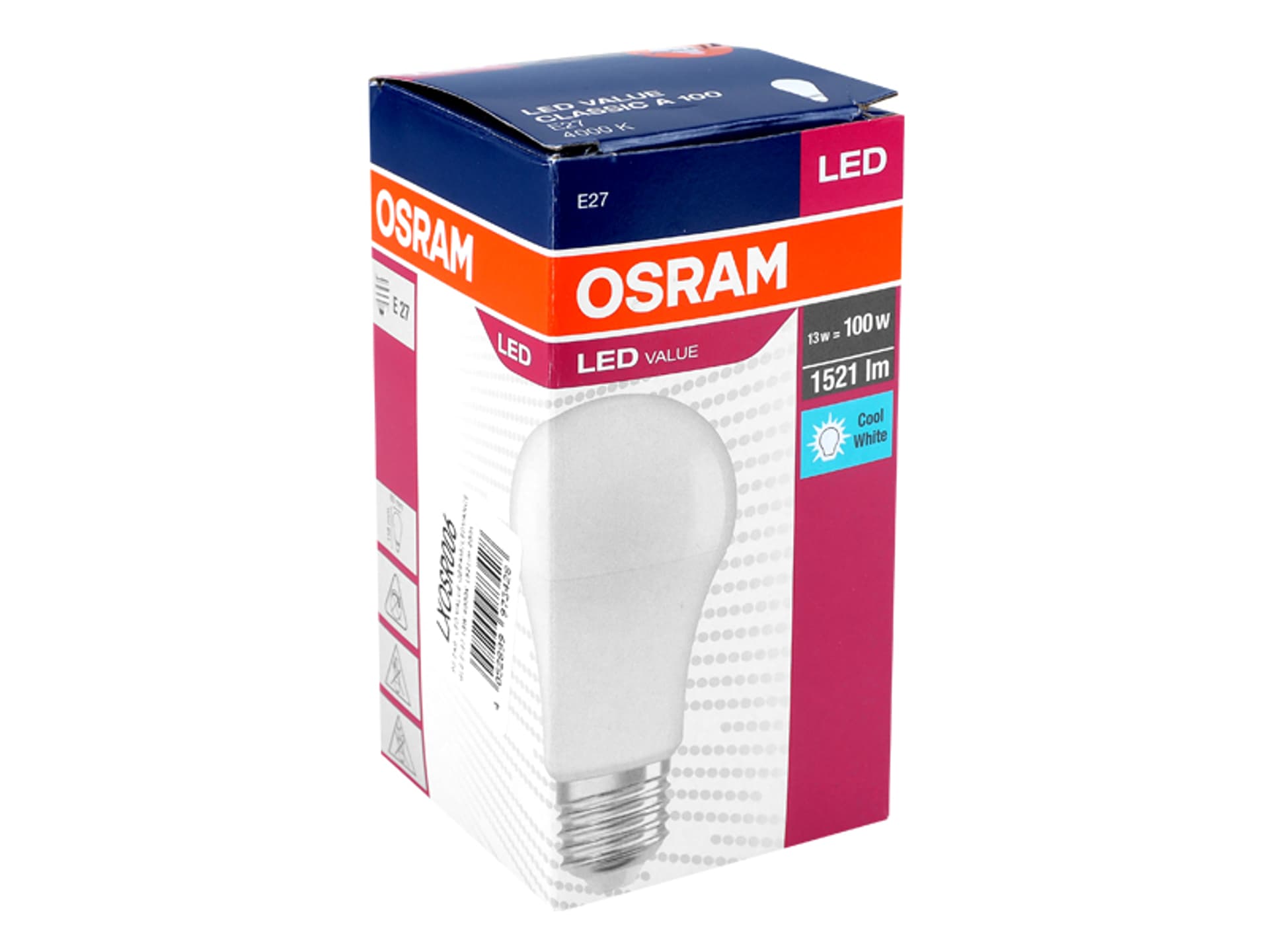 

PS Żarówka LED Value OSRAM/Ledvance GLS E27, 13 W, 4000 K, 1521 lm, 200°. (1LM)