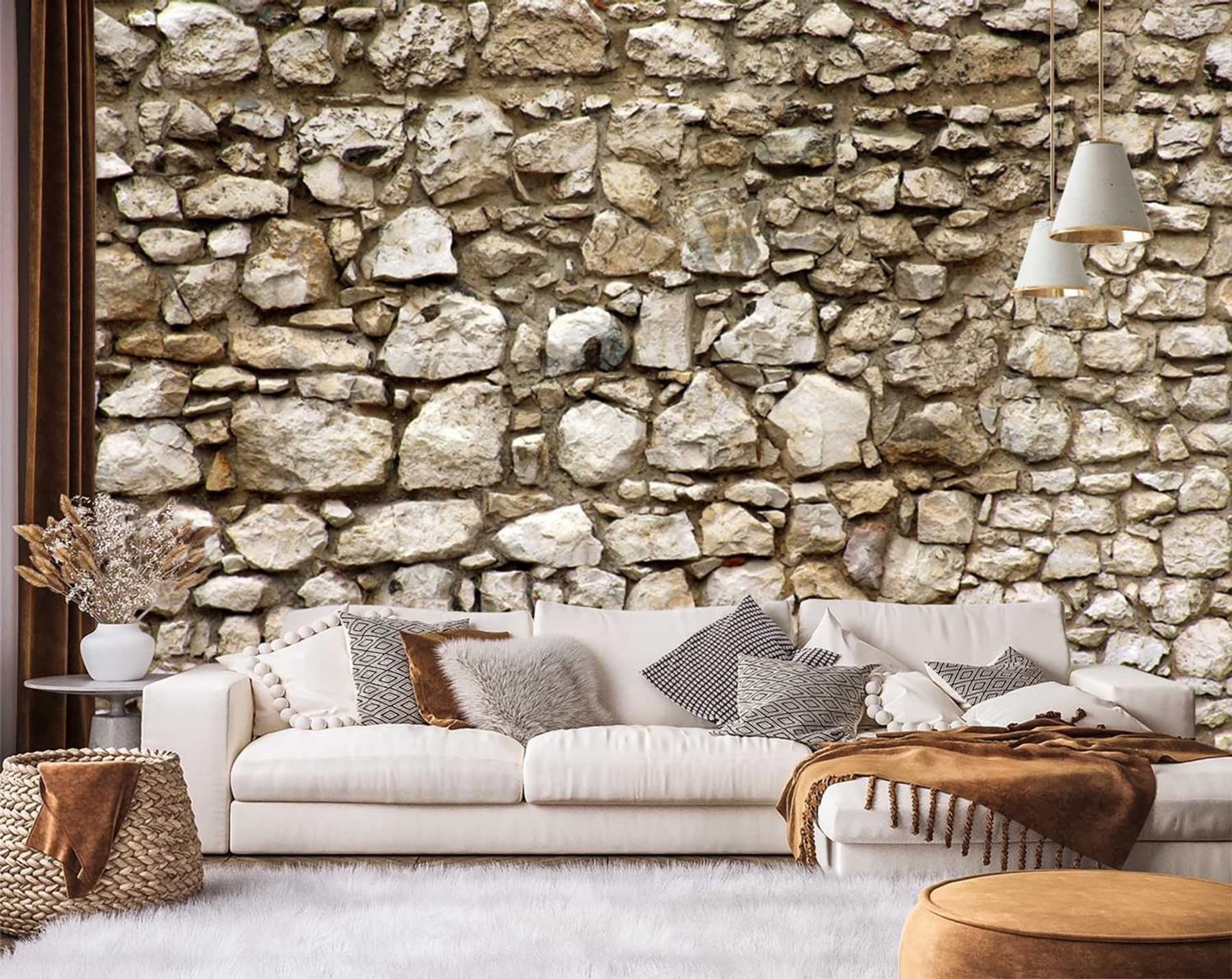 

Fototapeta, Ściana z kamienia (Rozmiar 350x245)