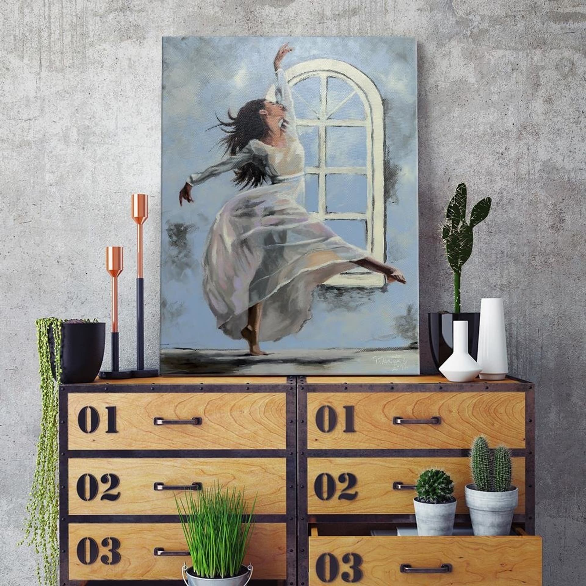 

Obraz na płótnie, Tancerka baletnica (Rozmiar 40x60)