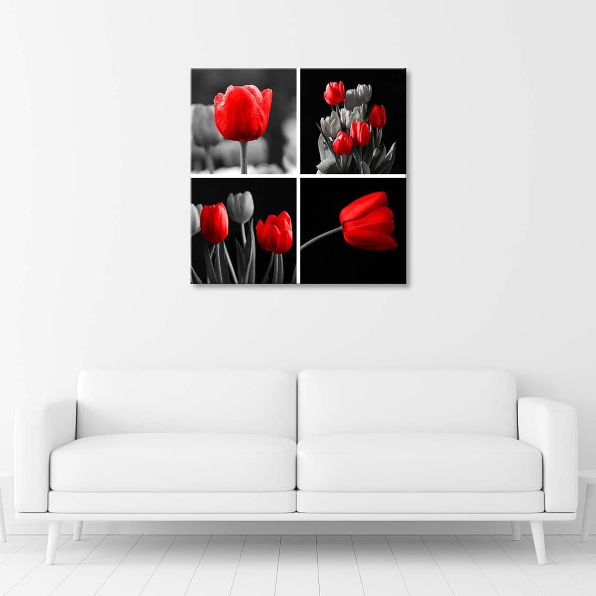 

Obraz Deco Panel, Zestaw czerwonych tulipanów (Rozmiar 40x40)