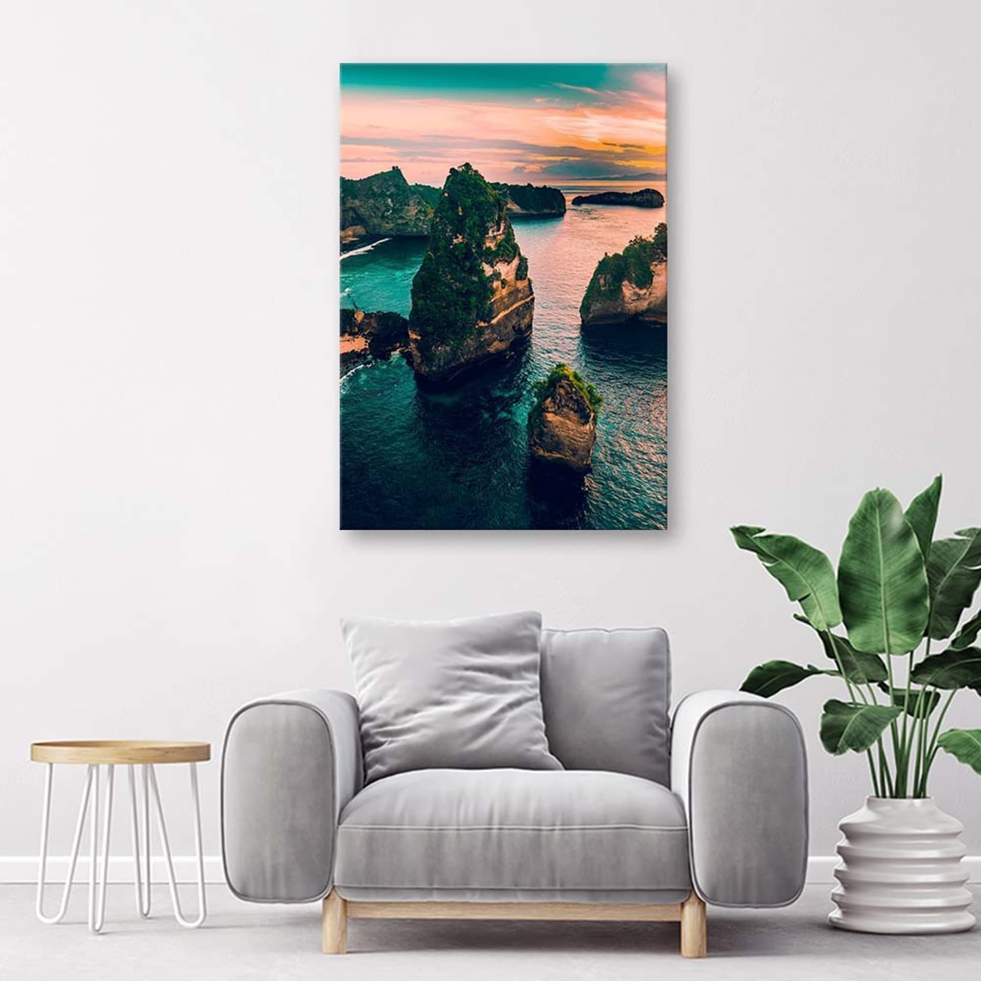 

Obraz Deco Panel, Skały w turkusowym oceanie (Rozmiar 40x60)
